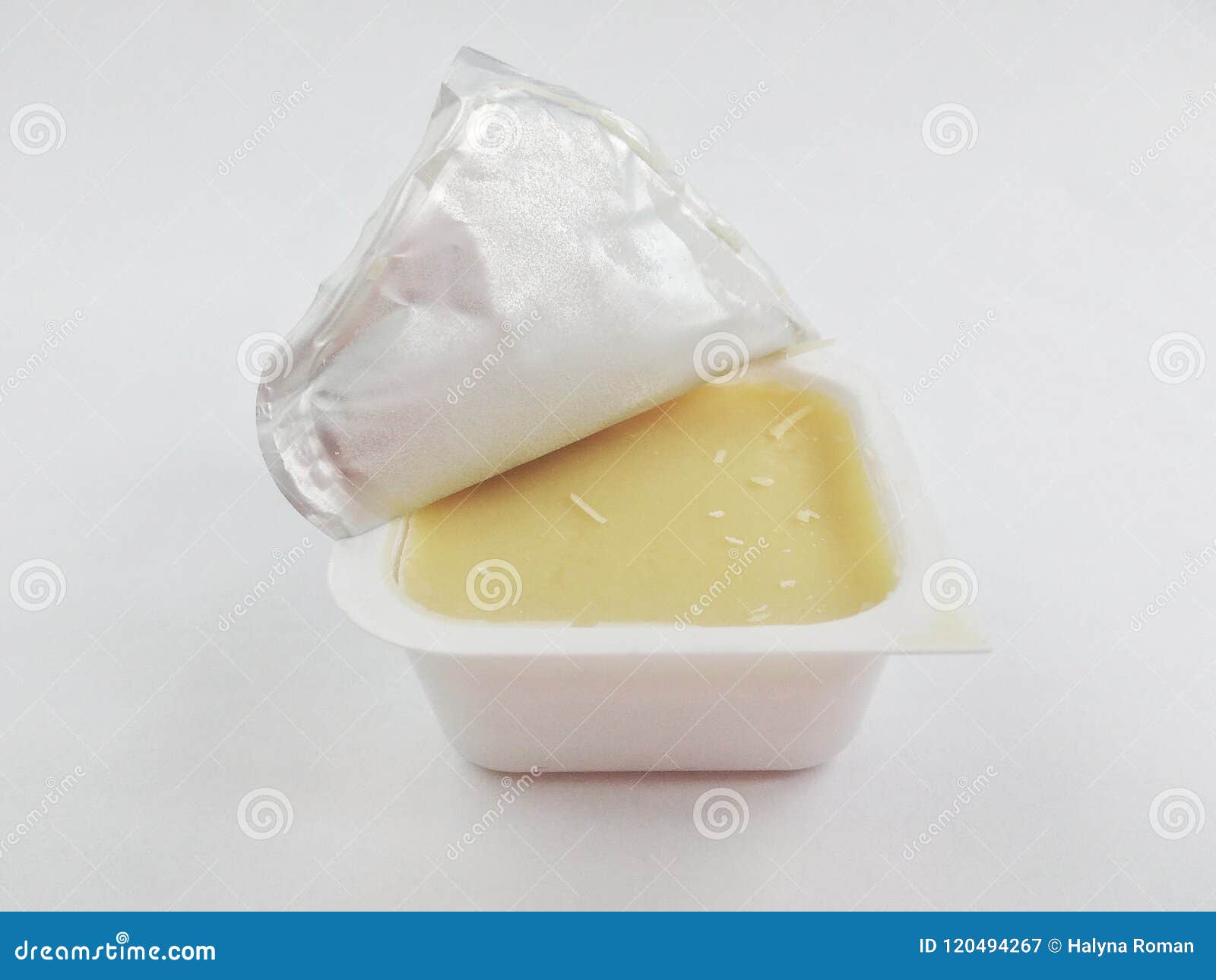 Cocoa Butter in Plastic Container Stock Image Image of butter