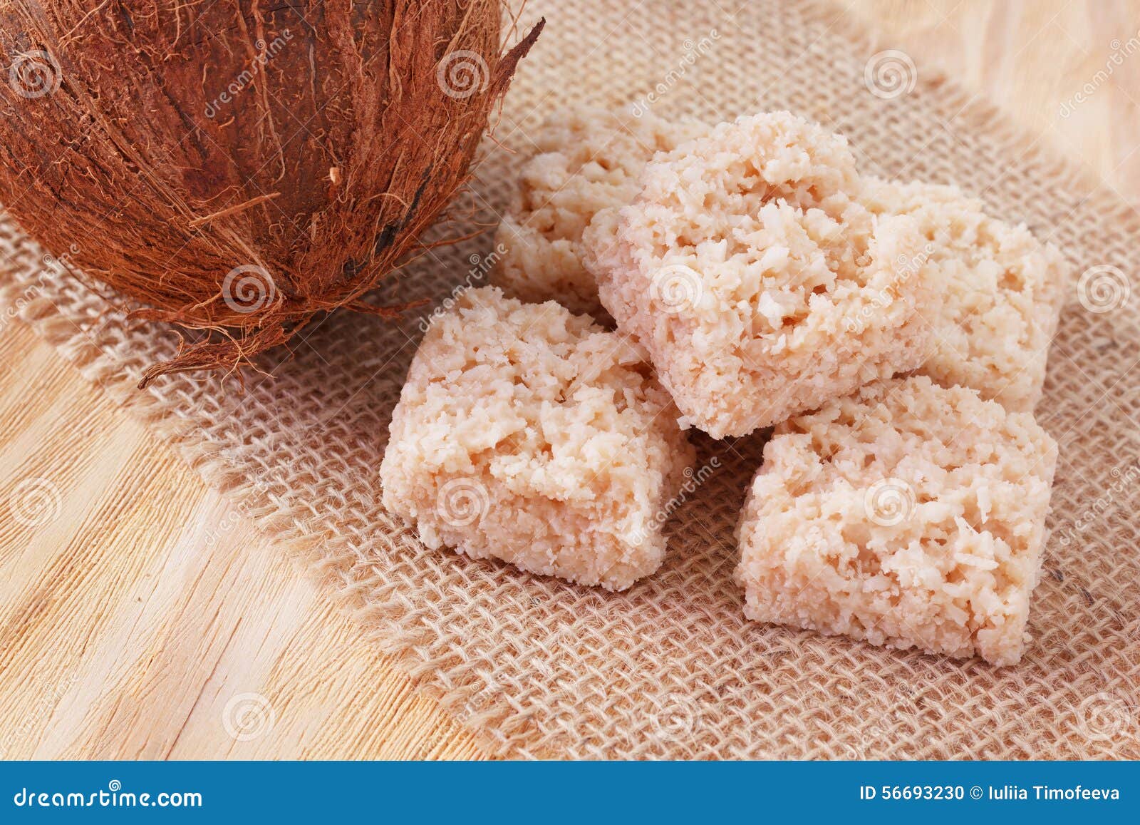 Coconut Candy Cocada with Coconut Stock Photo - Image of candy