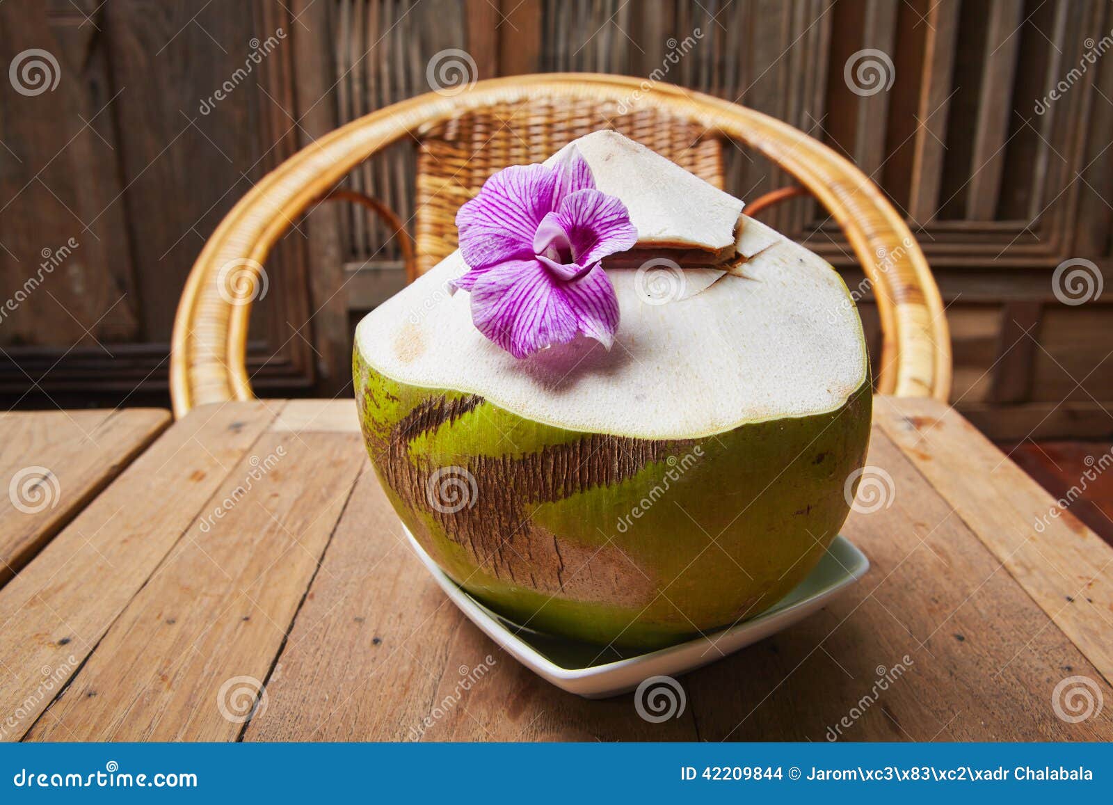 Coconut drink stock photo. Image of exotic, bangkok, resort 42209844