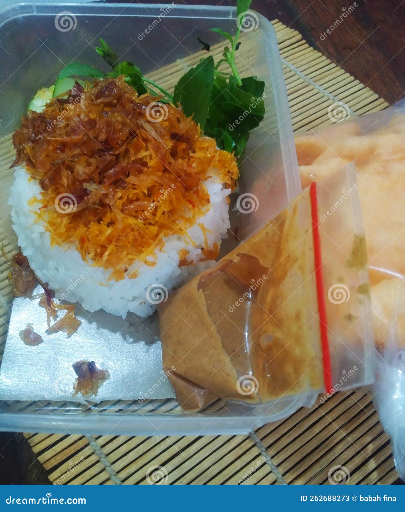 Coconut fish rice stock image. Image of cuisine, seafood 262688273