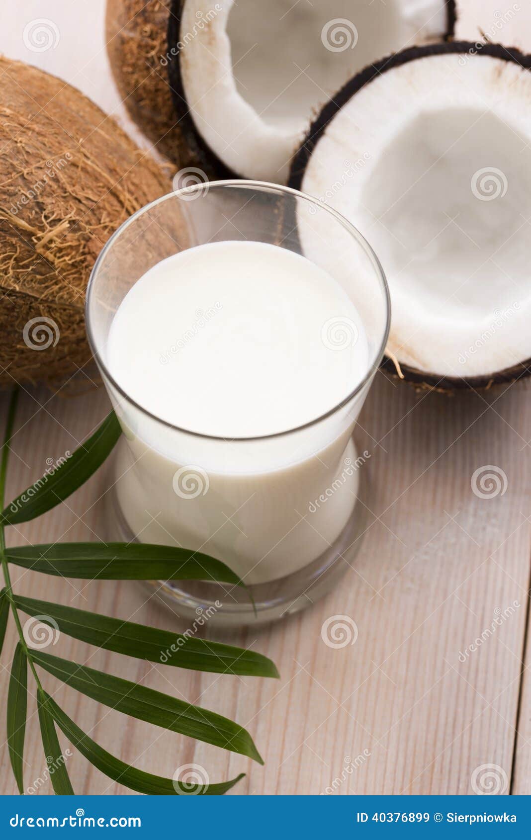 Coconut Fruit with Coco Milk Stock Image Image of coconut, milk 40376899