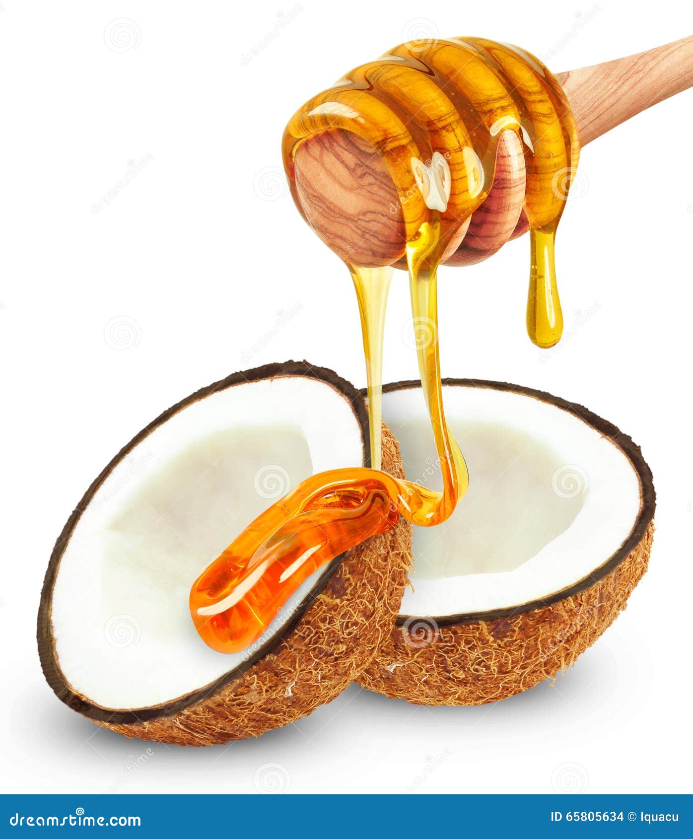 Coconut and honey stock photo. Image of white, exotic 65805634