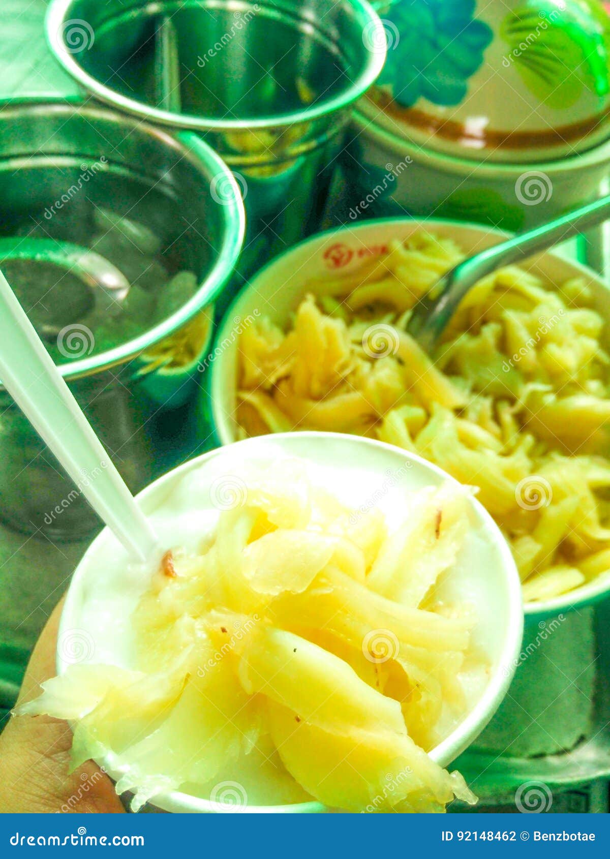 Coconut ice cream stock photo. Image of green, fresh - 92148462