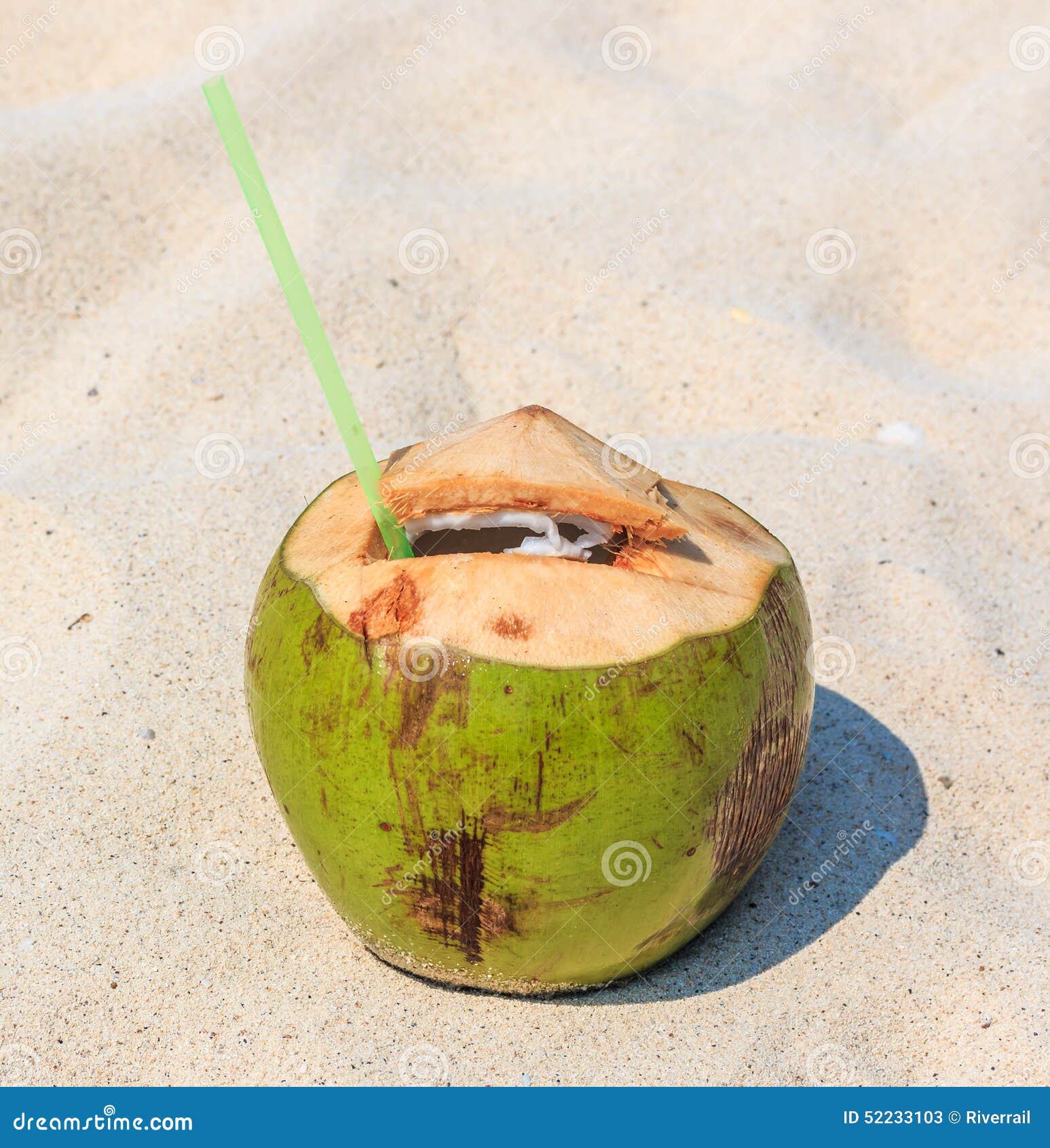 Coconut juice stock image. Image of fruit, scenic, riviera 52233103