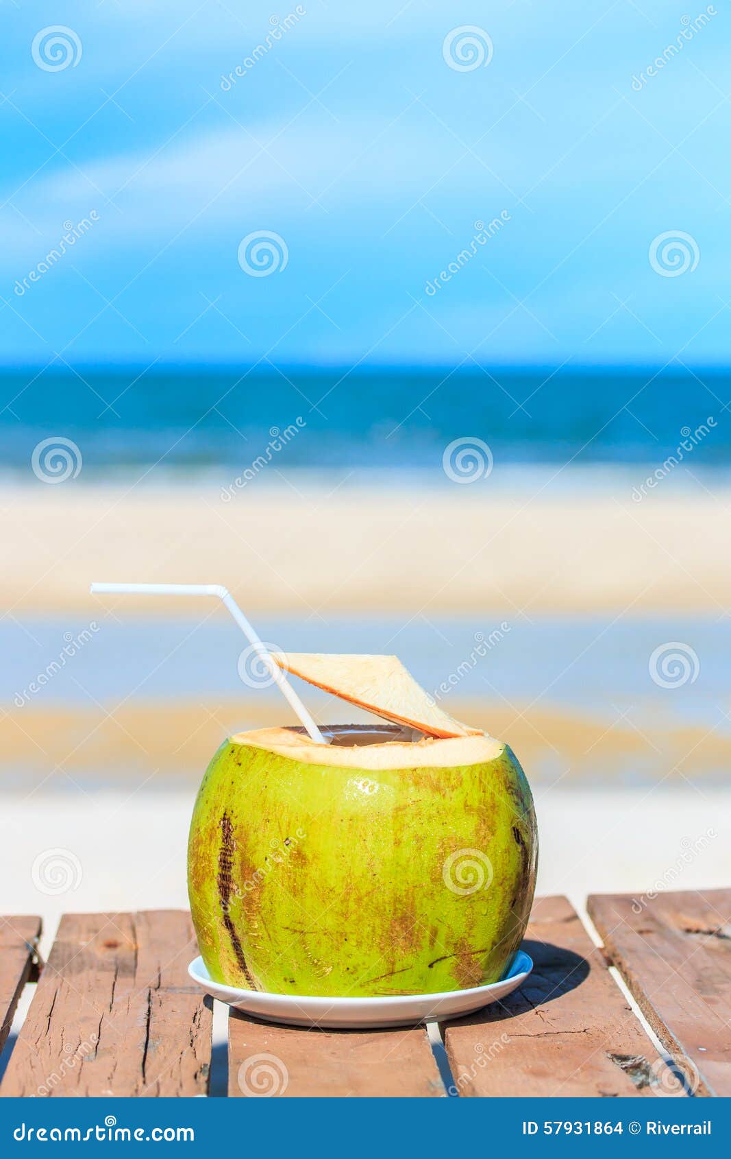 Coconut juice stock photo. Image of island, ocean, seascape 57931864