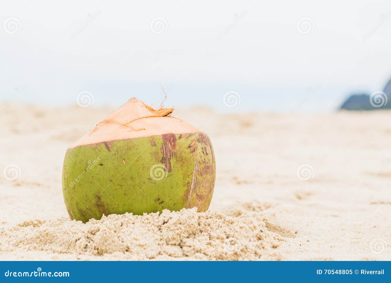 Coconut juice stock image. Image of beach, landscape 70548805