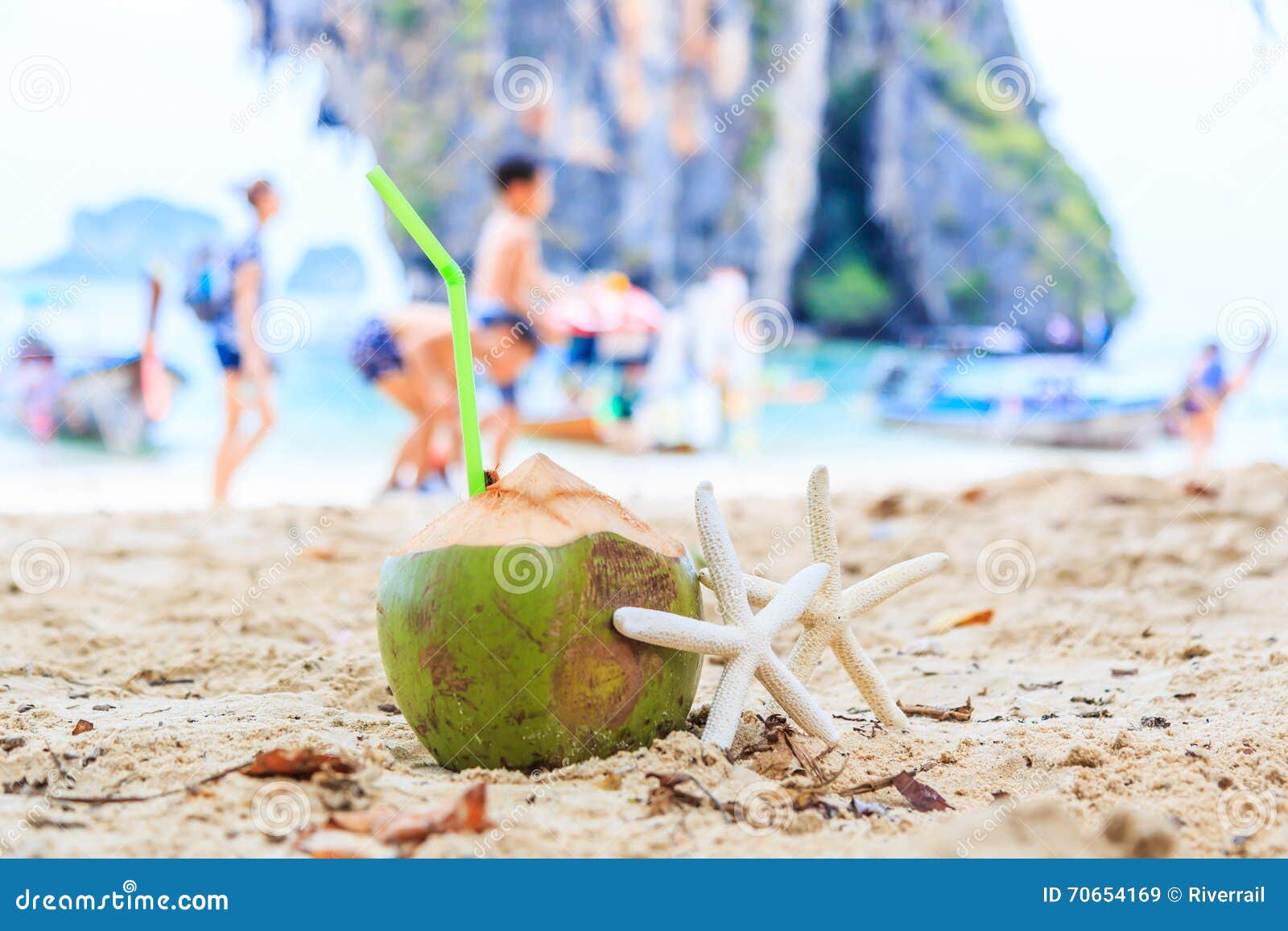 Coconut juice stock image. Image of leaves, island, holiday 70654169
