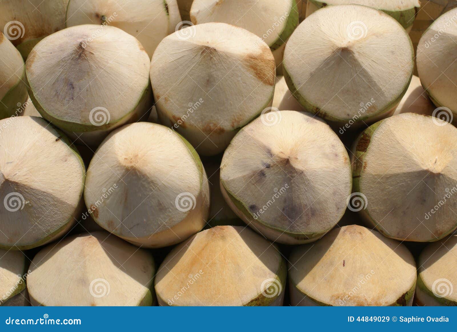 Coconut at the market stock image. Image of supermarket 44849029