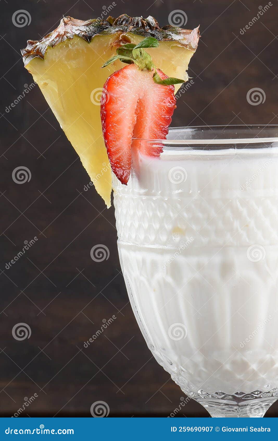 Coconut Milk Juice, Natural Fruit Drink. Alcoholic Stock Image Image