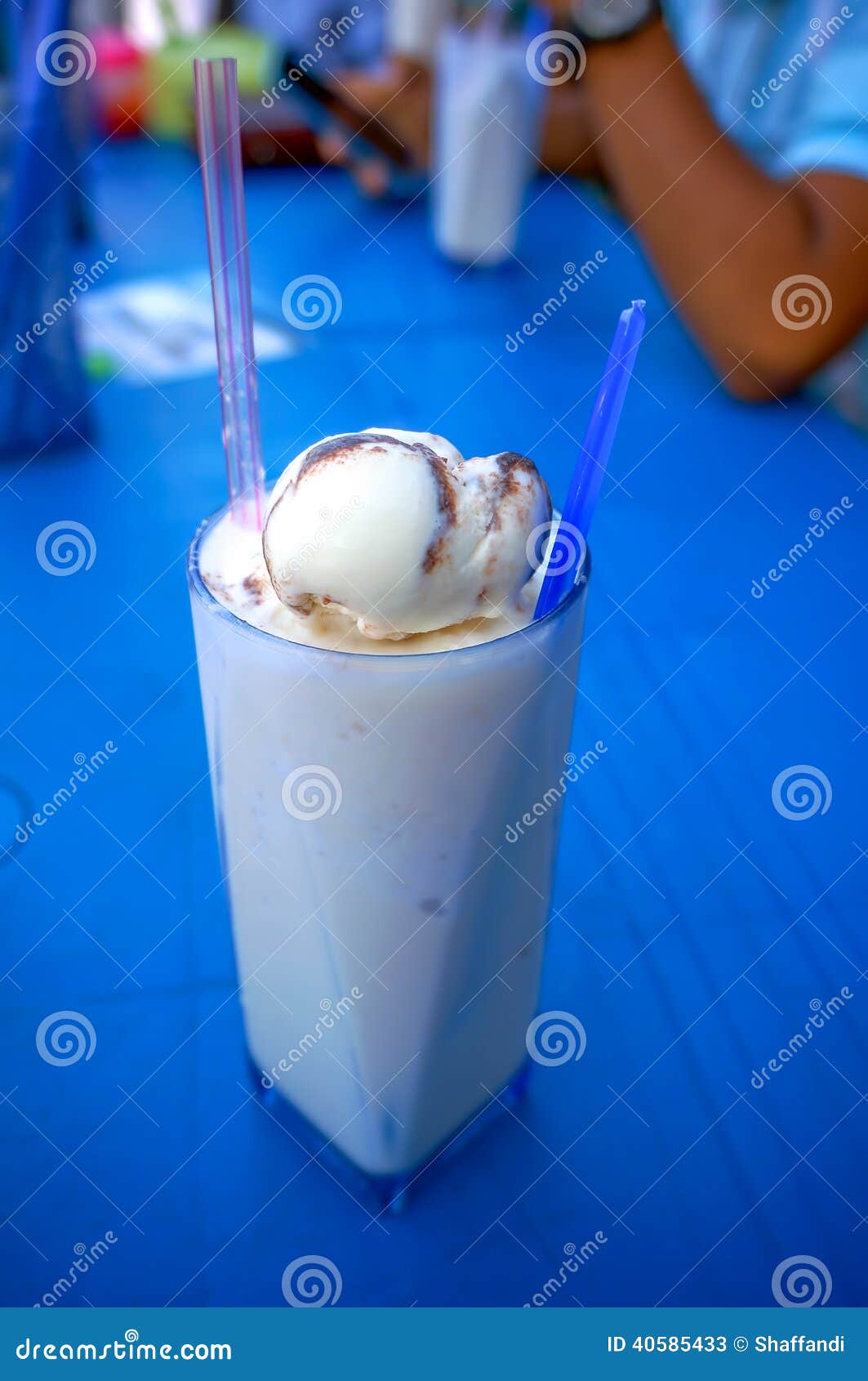 Coconut milk shake stock image. Image of fruit, club 40585433