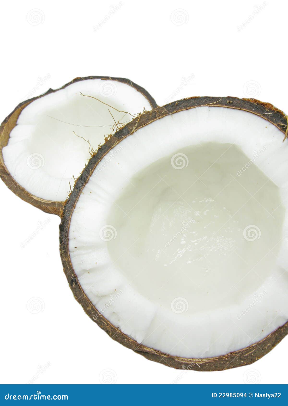 Coconut nut isolated stock photo. Image of healthy, sweet 22985094
