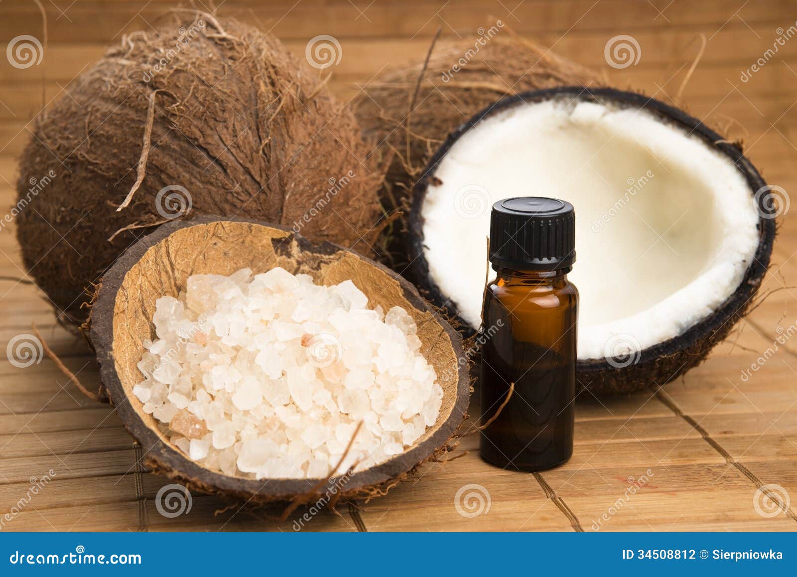 Coconut Oil for Alternative Therapy Stock Photo Image of health