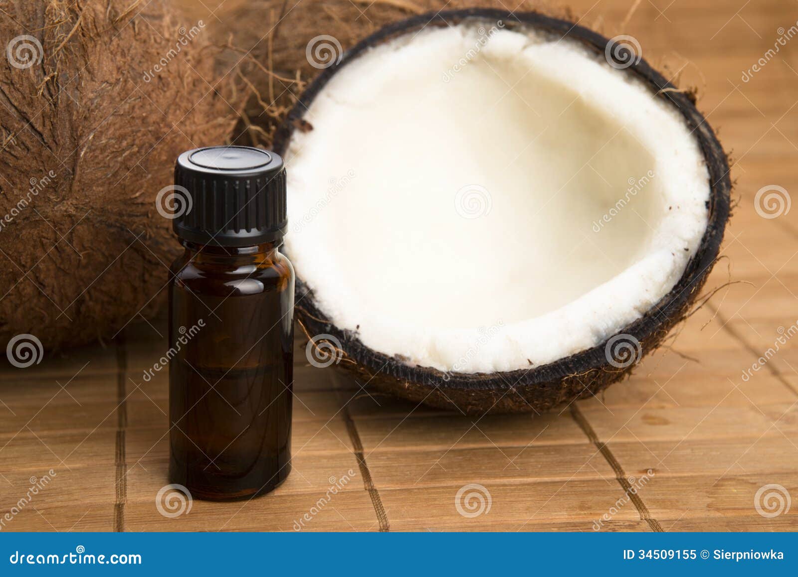 Coconut Oil for Alternative Therapy Stock Image Image of leaf, health