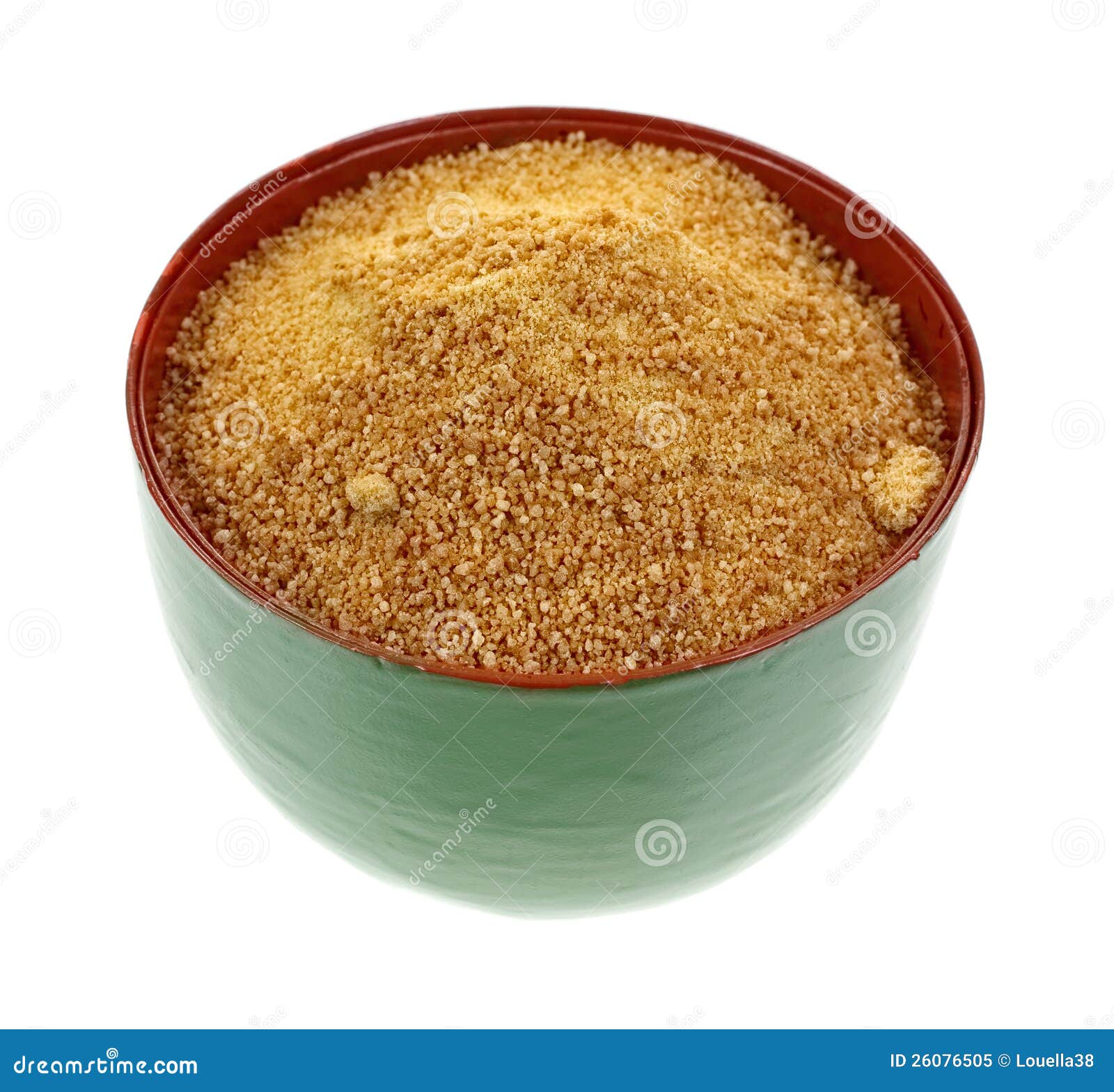 Coconut Palm Sugar Granules in Bowl Stock Image Image of tapping