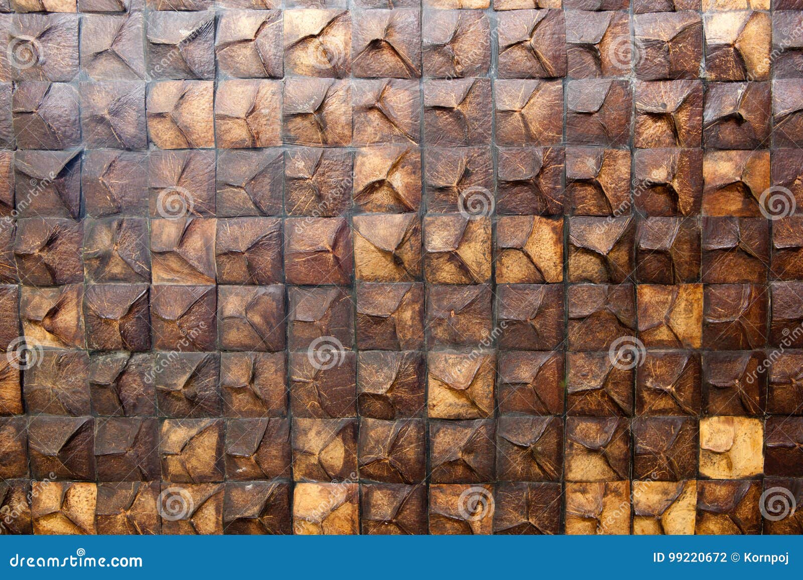 Coconut shell wall stock photo. Image of coconut, artwork 99220672