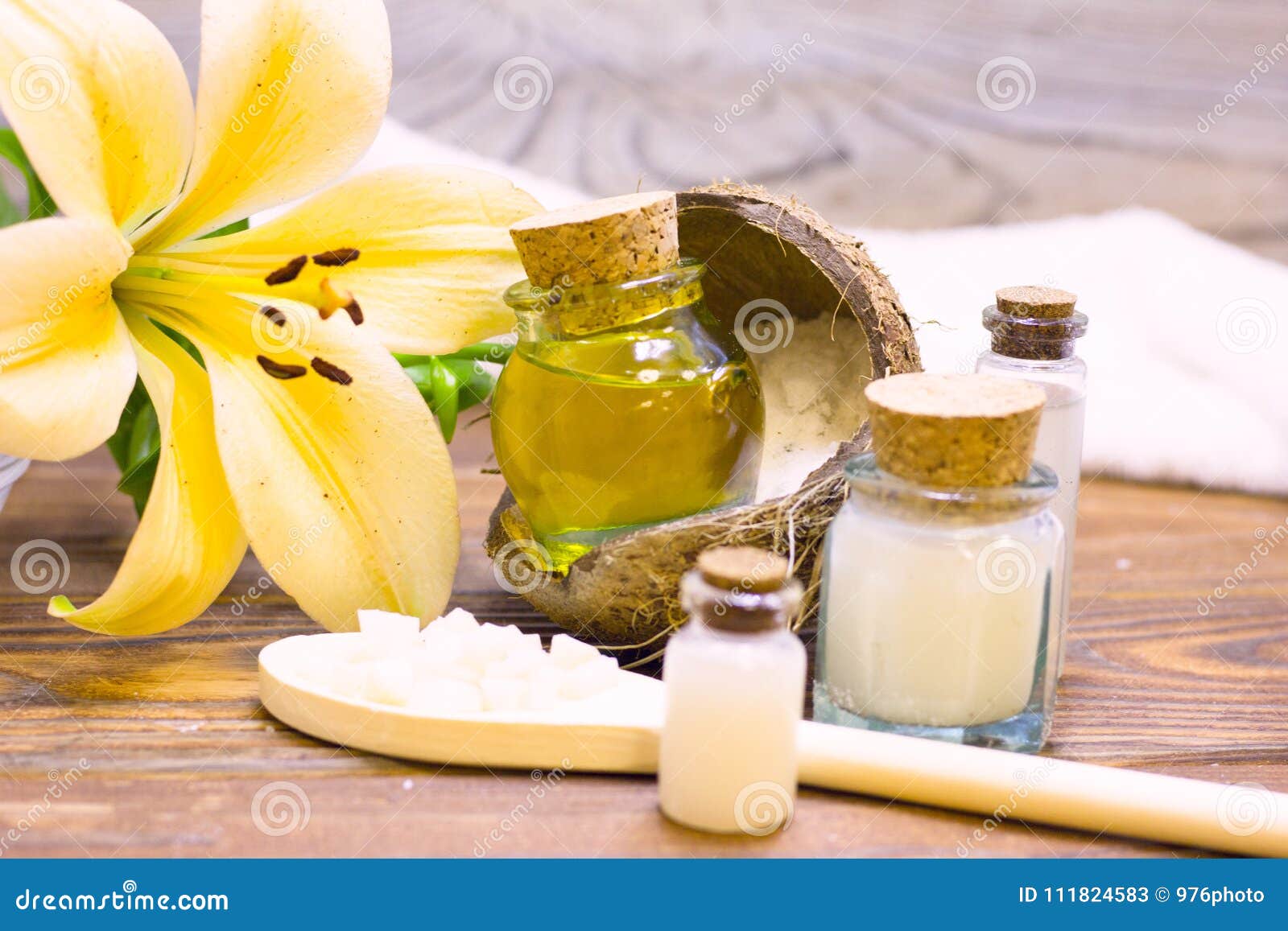 Coconut Spa Wellness Concept Stock Image Image Of Background Cream 111824583