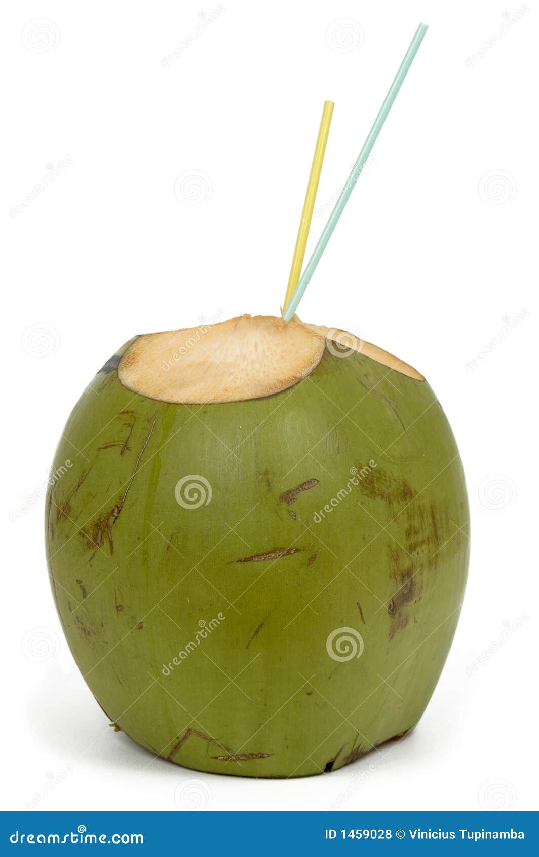 Coconut Water Drink stock photo. Image of coconut, fruit 1459028