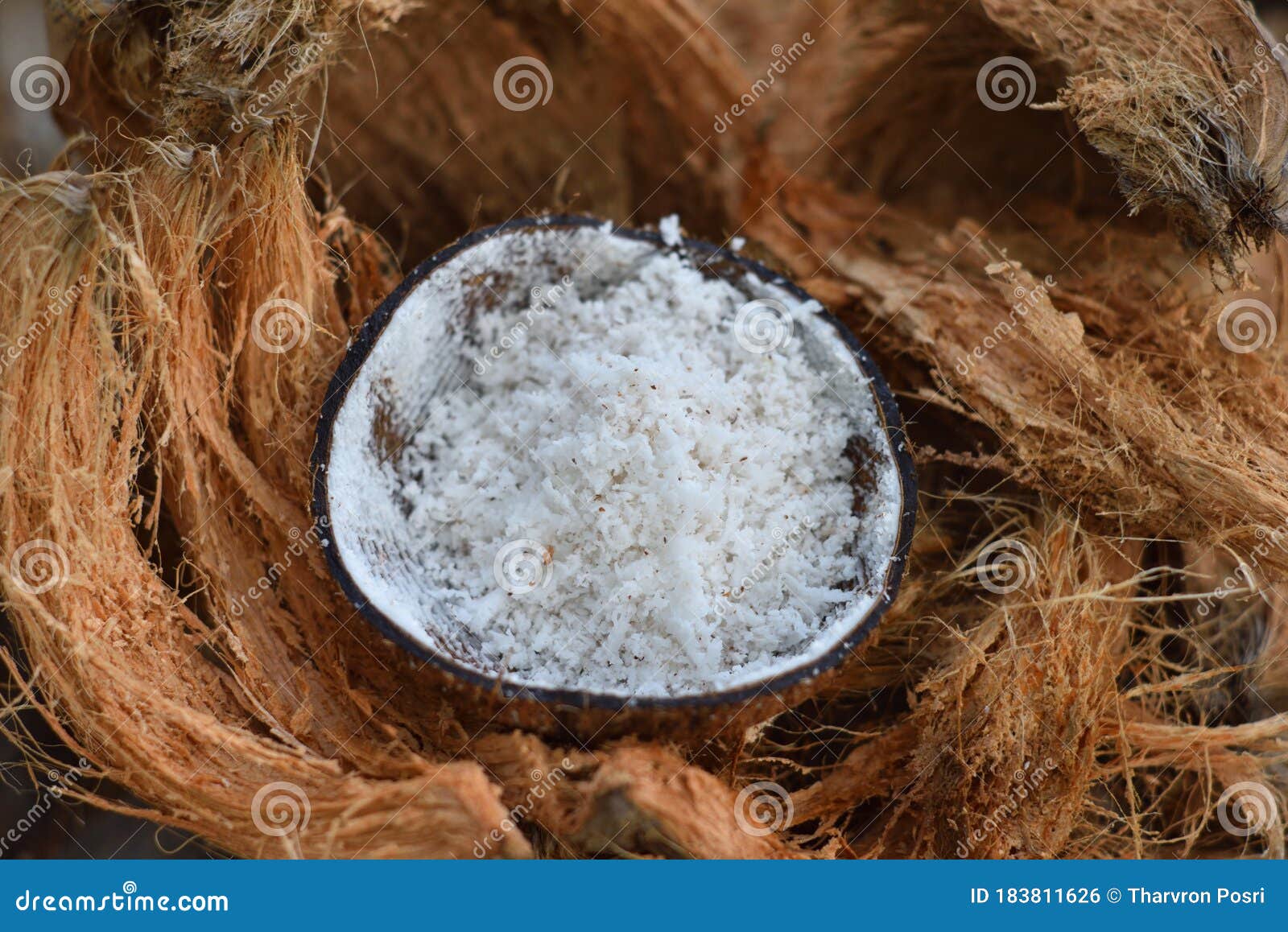 Coconuts Sale in Market Thailand Stock Photo Image of drink, rustic