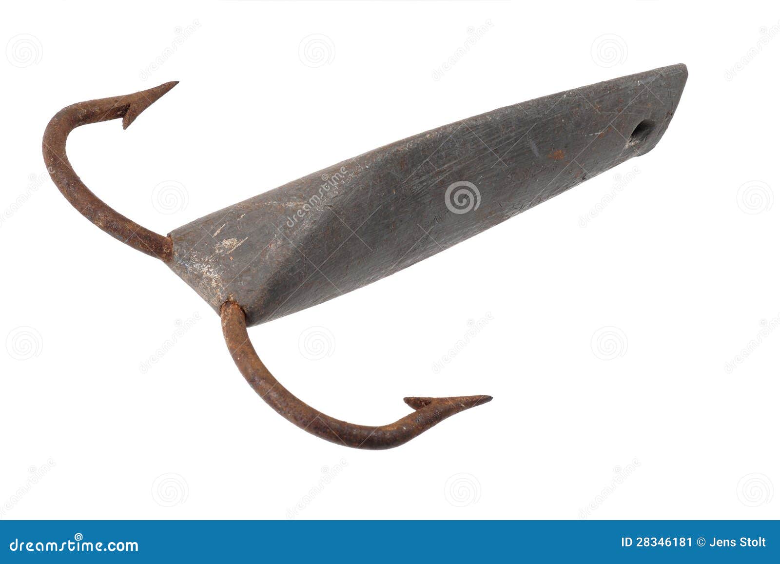 Cod jig stock image. Image of sink, simple, metal, saltwater 28346181