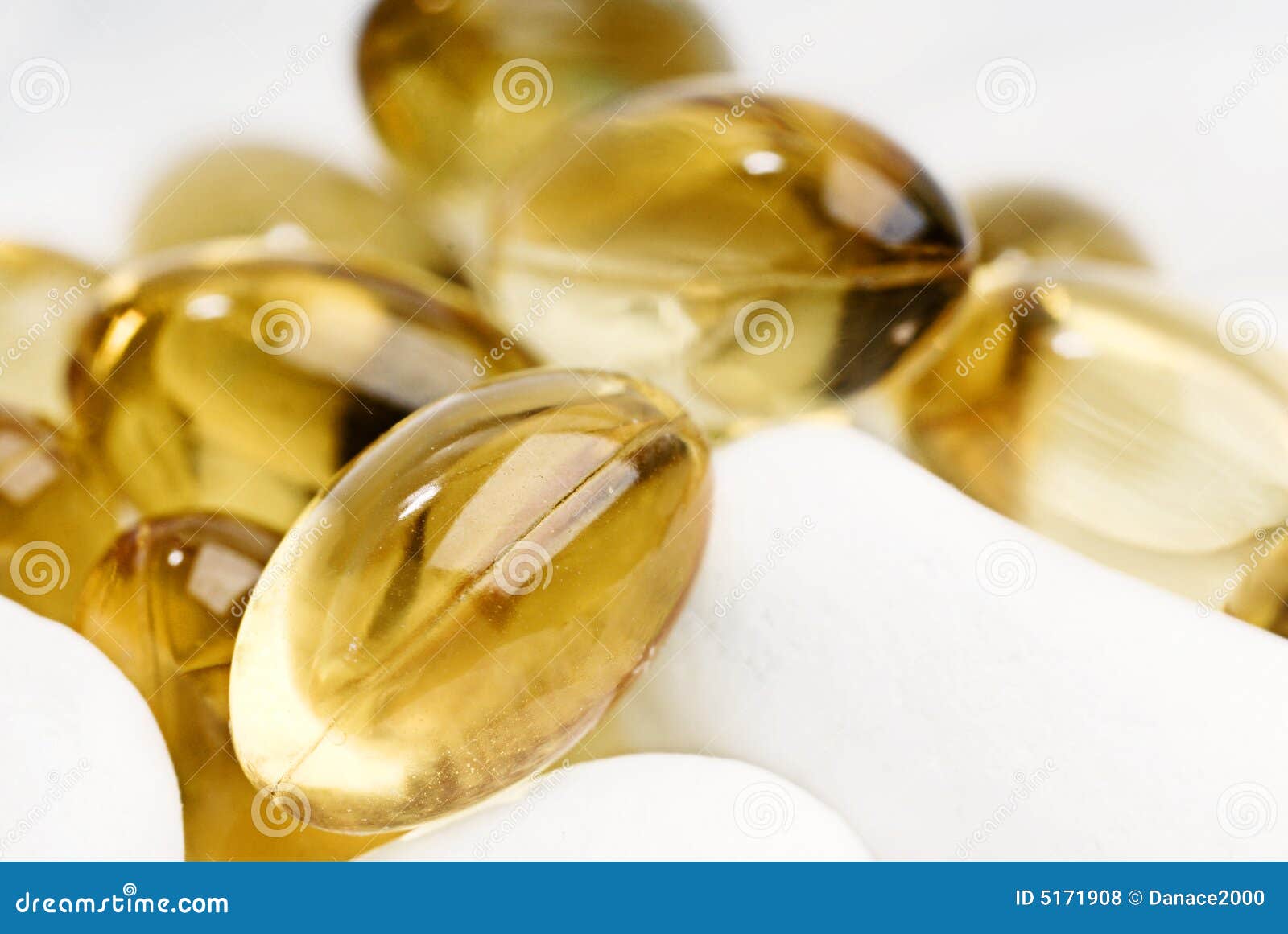 Cod liver oil tablets stock photo. Image of transparent 5171908