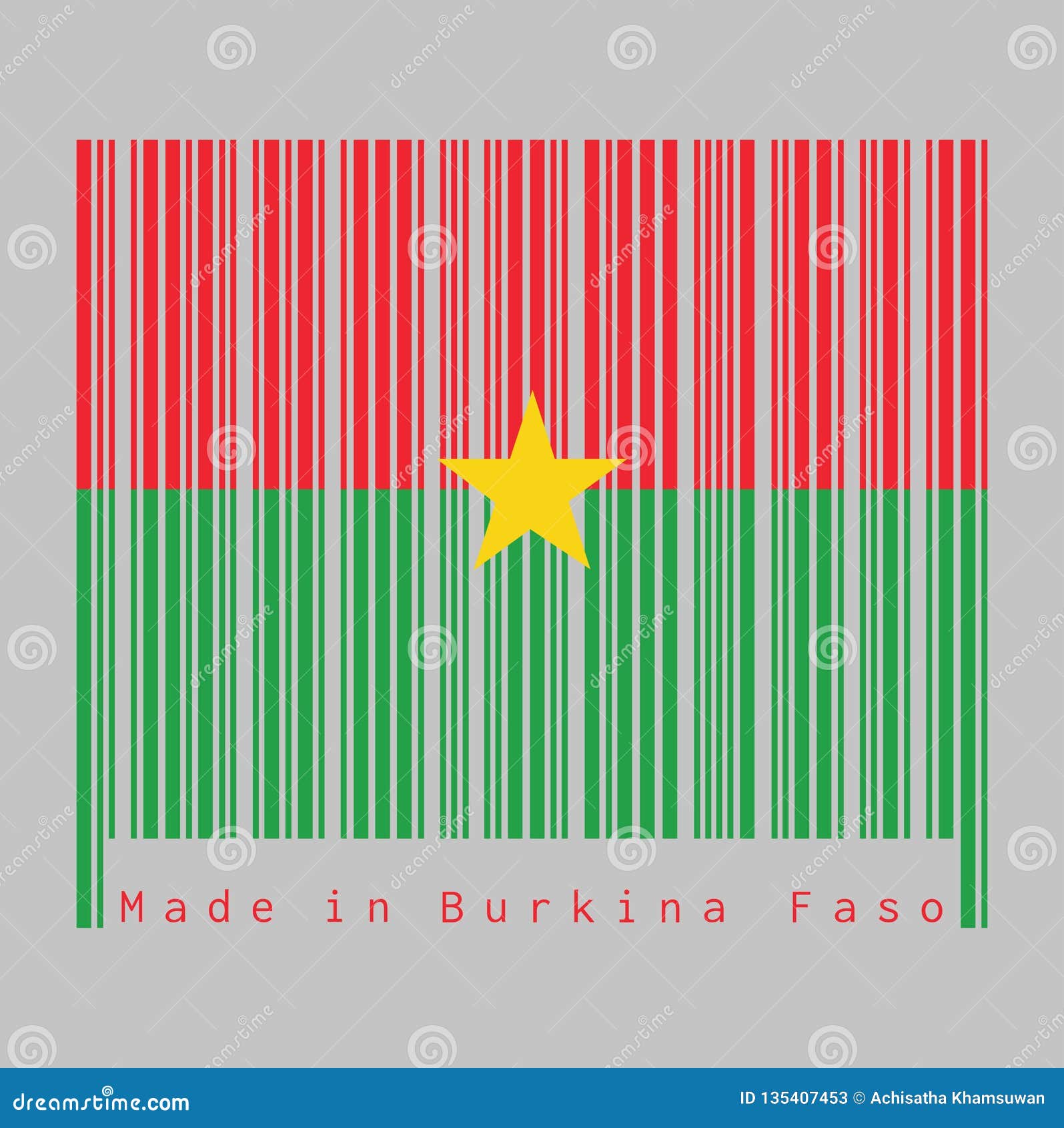 Drapeau Burkina Faso - vente en ligne