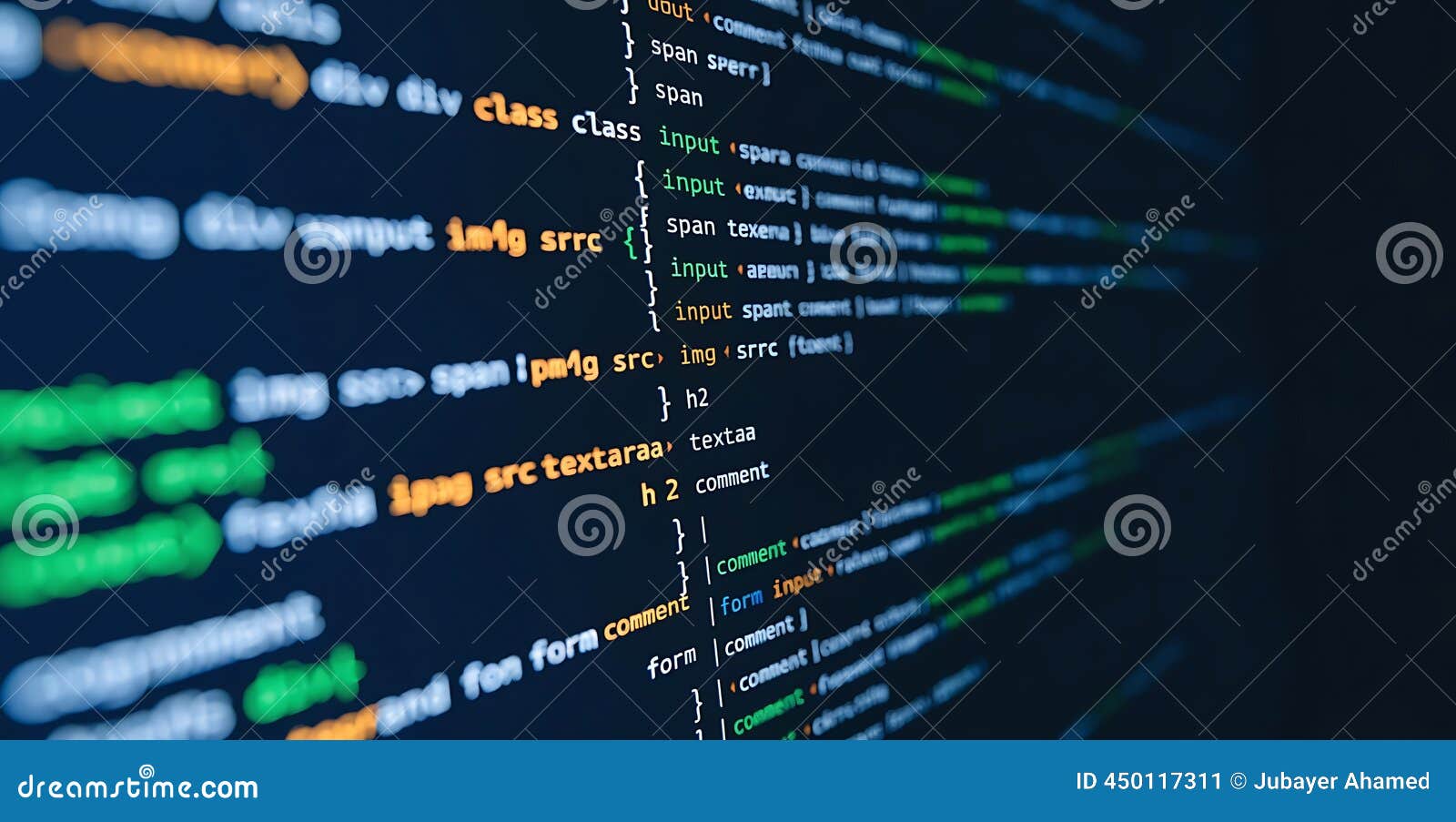 Programming Source Code Abstract Background Royalty-Free Illustration ...