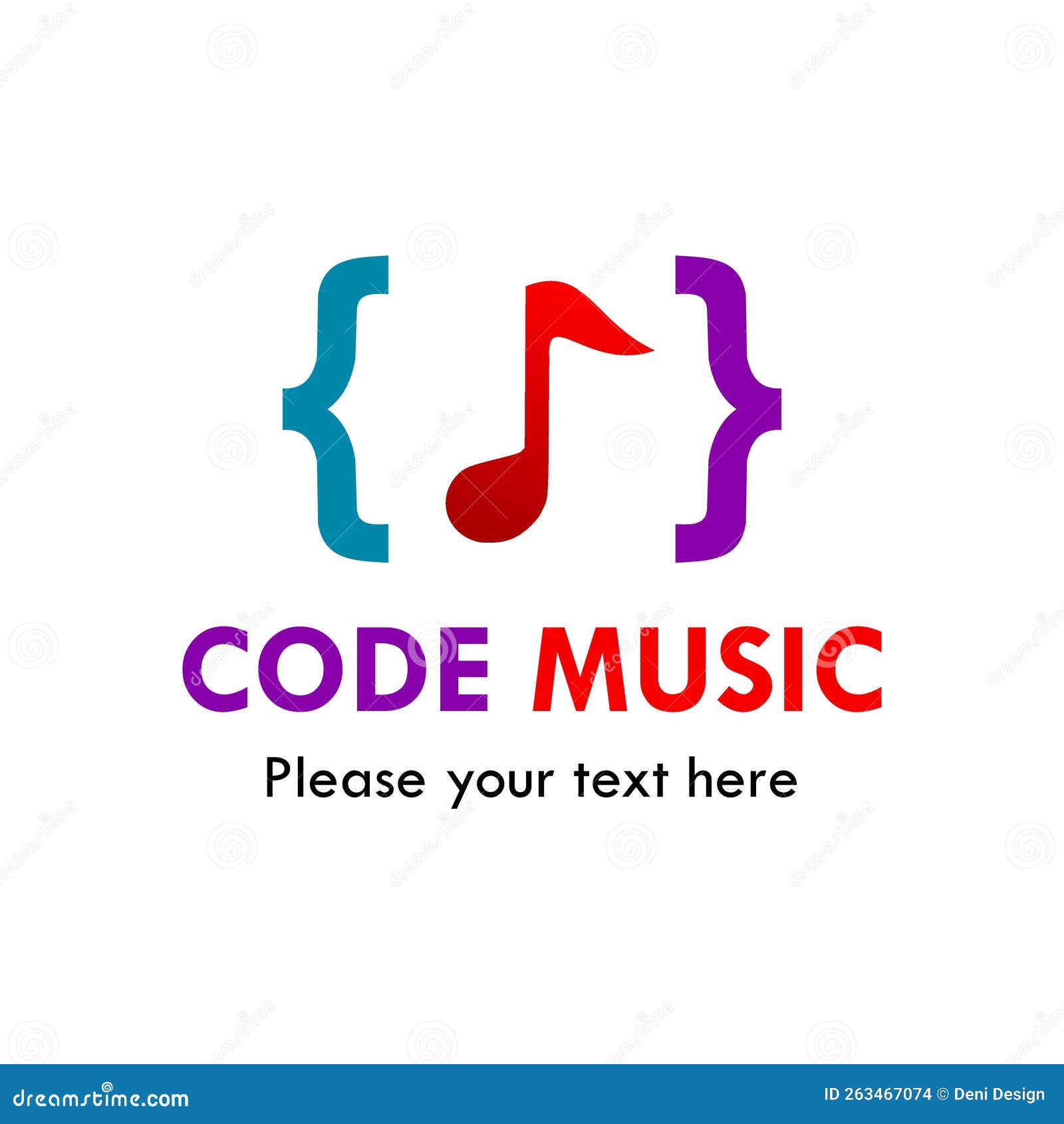 Code music stock vector. Illustration of fast, develop 263467074