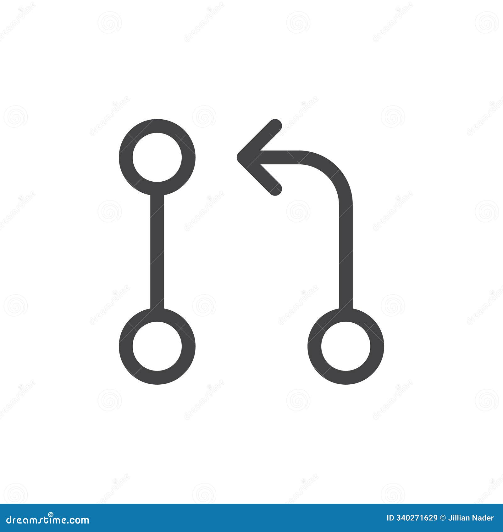 code pull thin outline art 