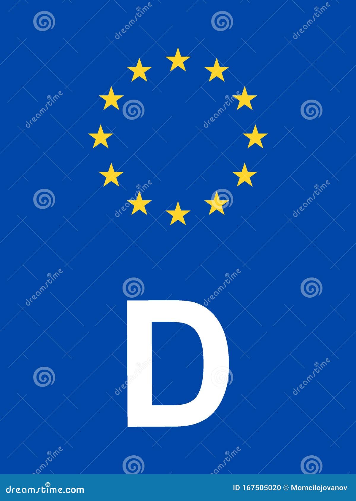 Adesivo Auto Moto Codice Paese Ovale D GERMANIA Bandiera Codice Auto Iso - Foto 13