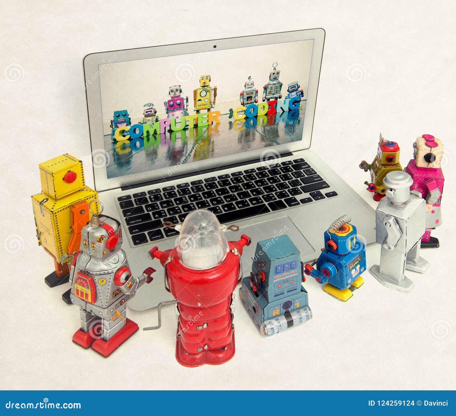 Coding for Kids on a Laptop Computer Stock Photo - Image of internet