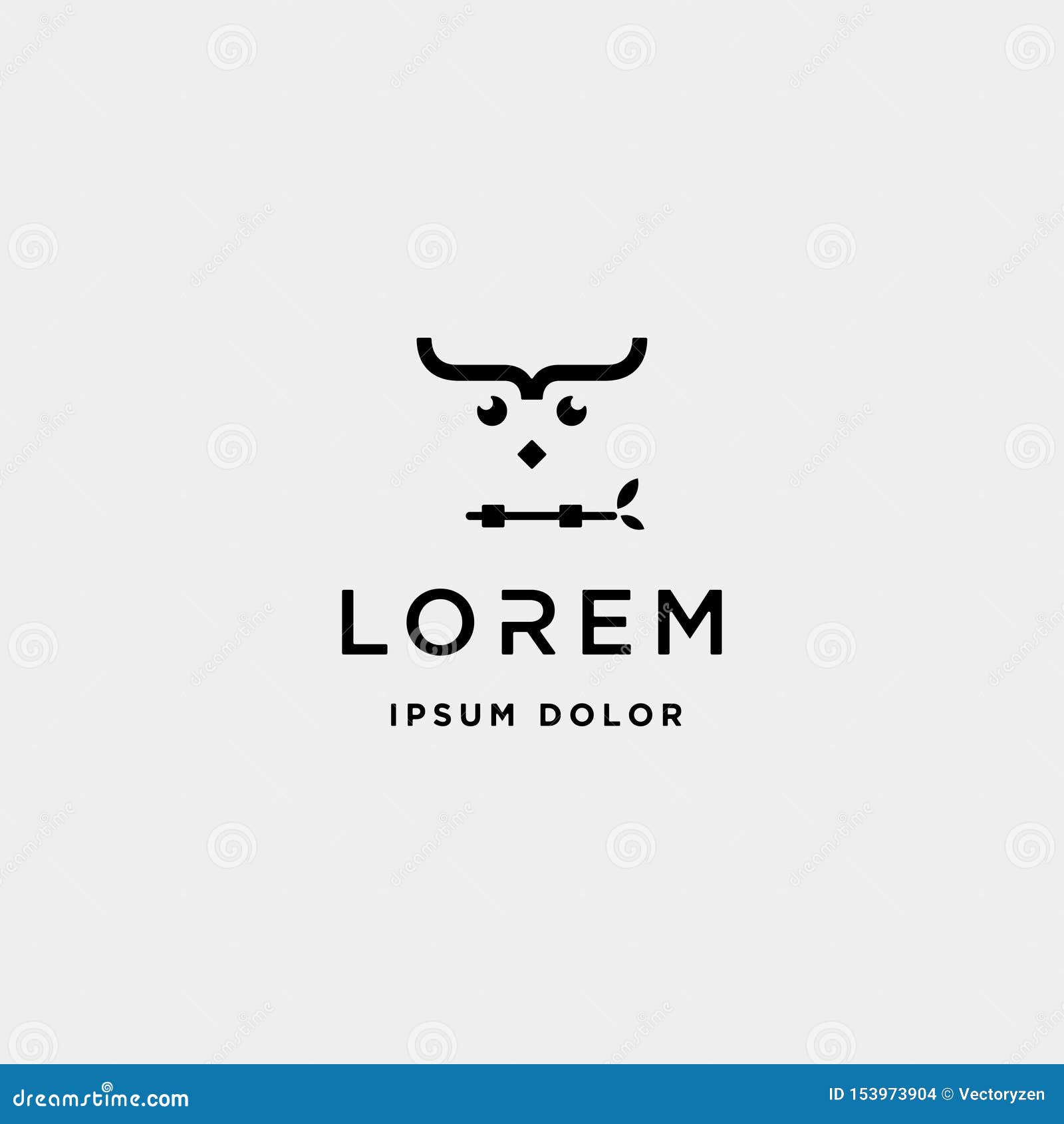 Coding Owl Logo Design Vector Bird Coder Symbol Stock Vector