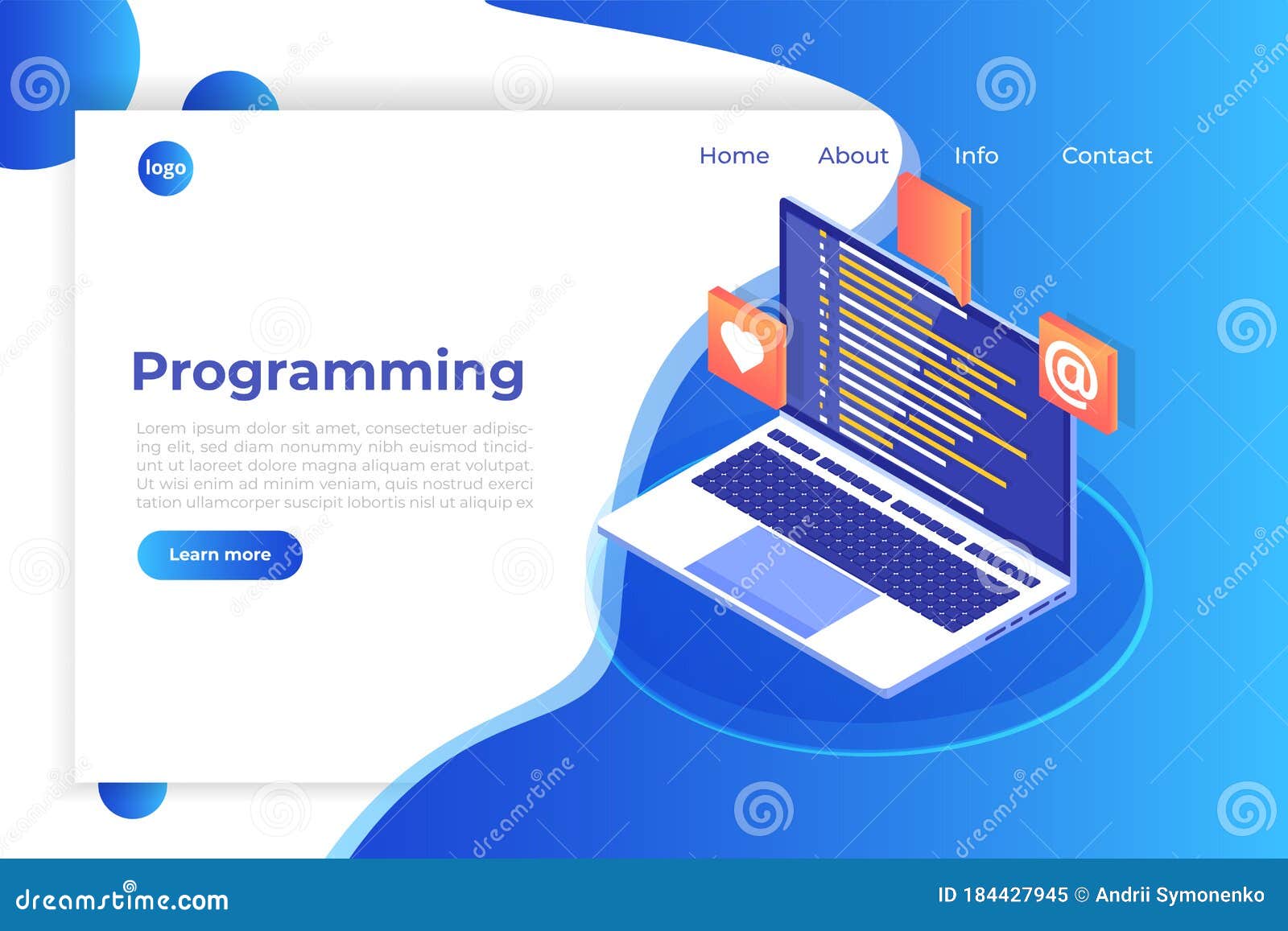 Coding, Software Development, Programming Isometric Concept, Program ...