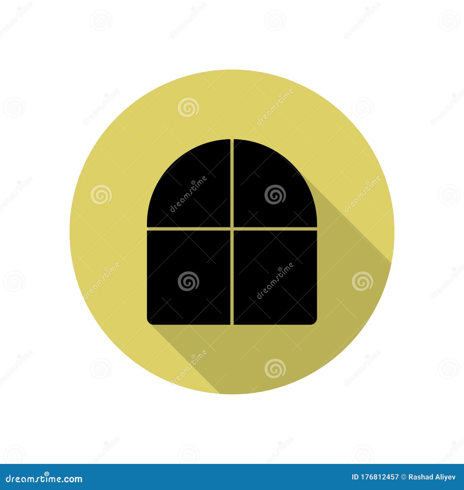 Coercion Long Shadow Icon. Simple Glyph, Flat Vector of  Icons for