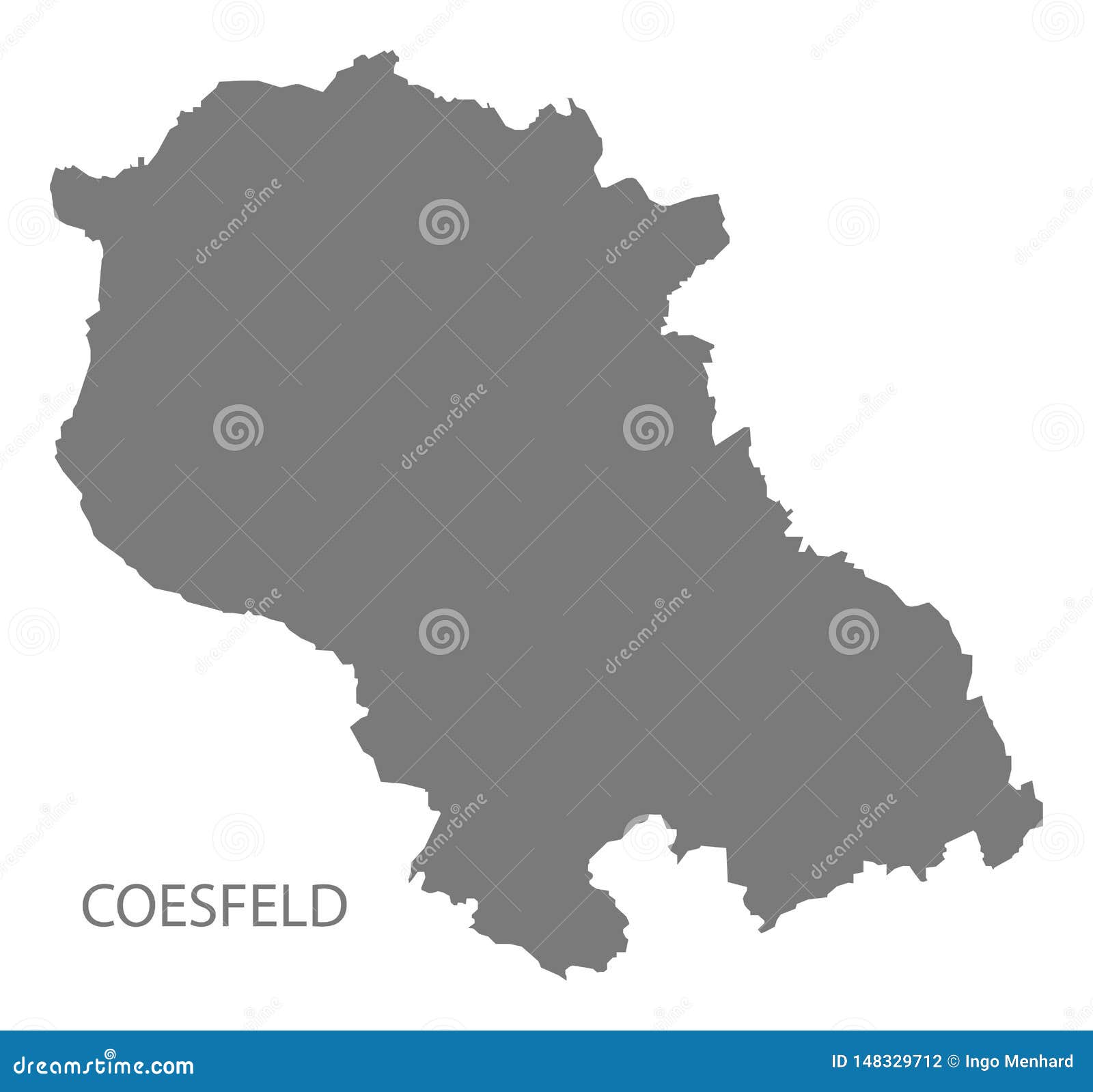 Coesfeld Map Stock Illustrations 8 Coesfeld Map Stock Illustrations