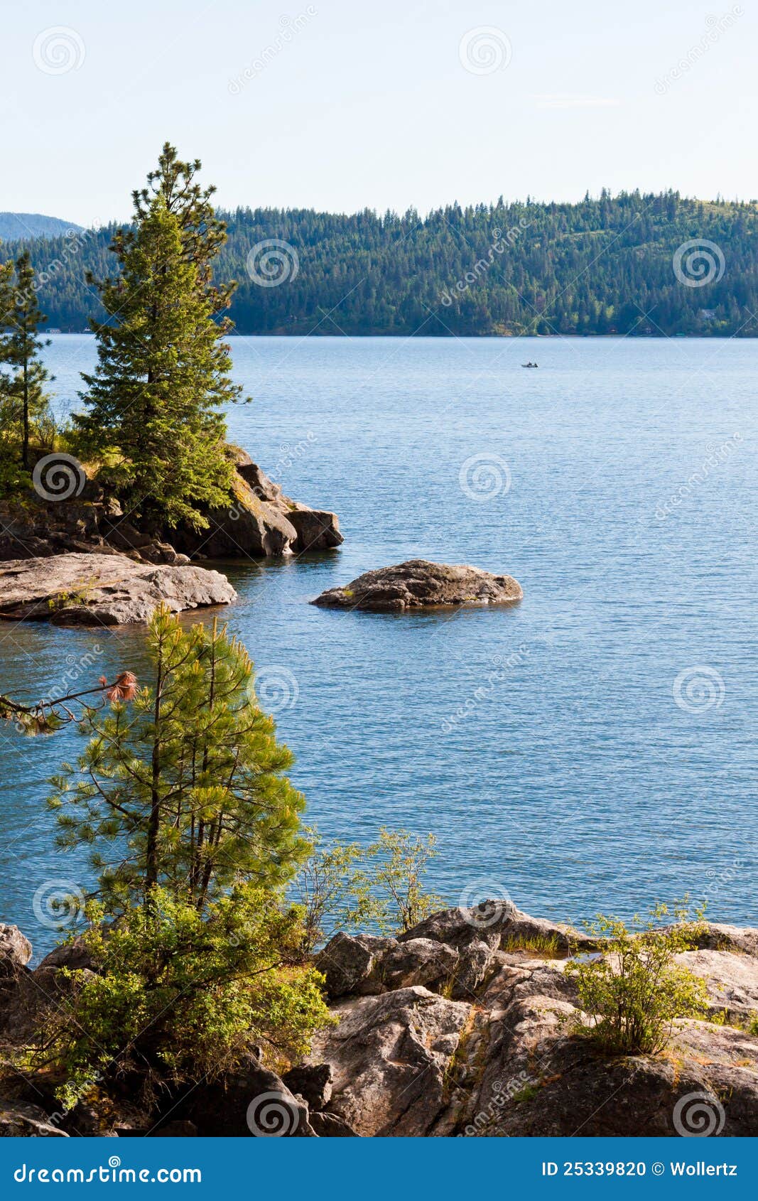 Coeur d alene lake stock photo. Image of destination 25339820