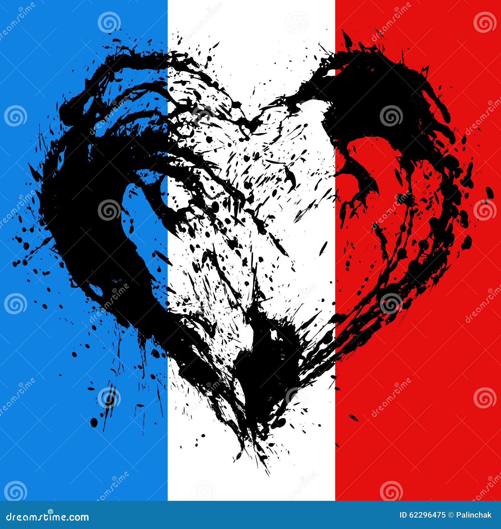 Coeur Symbolique Dans Les Couleurs Du Drapeau Francais Illustration Stock Illustration Du Attaques Canon Coeur Symbolique Dans Les Couleurs Du Drapeau Francais Illustration Stock Illustration Du Attaques Canon