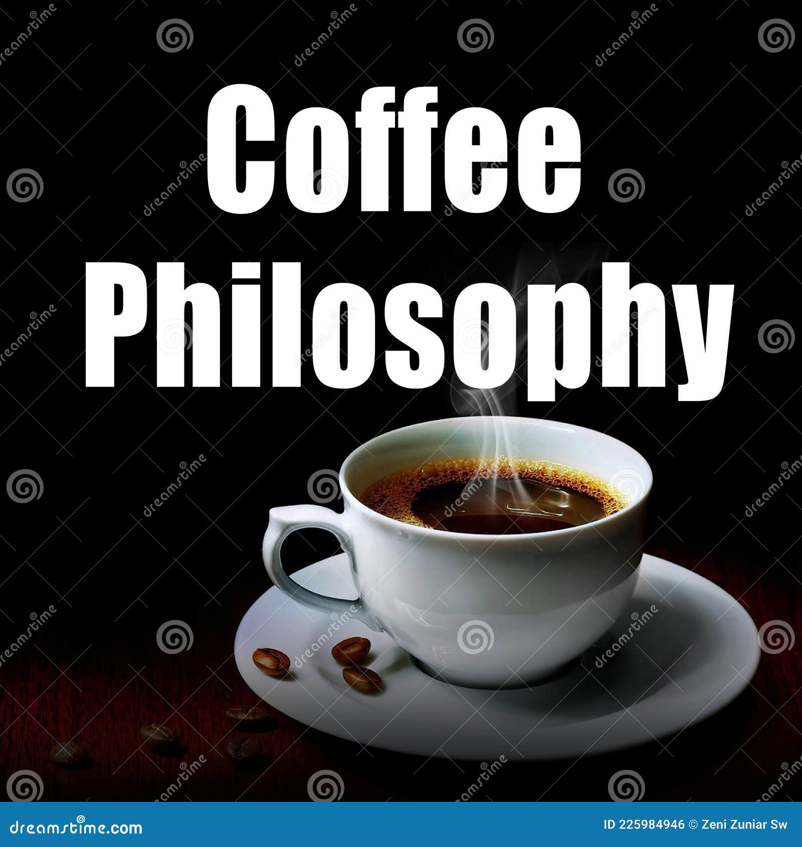Coffe Philosophy stock photo. Image of philosophy, drink 225984946