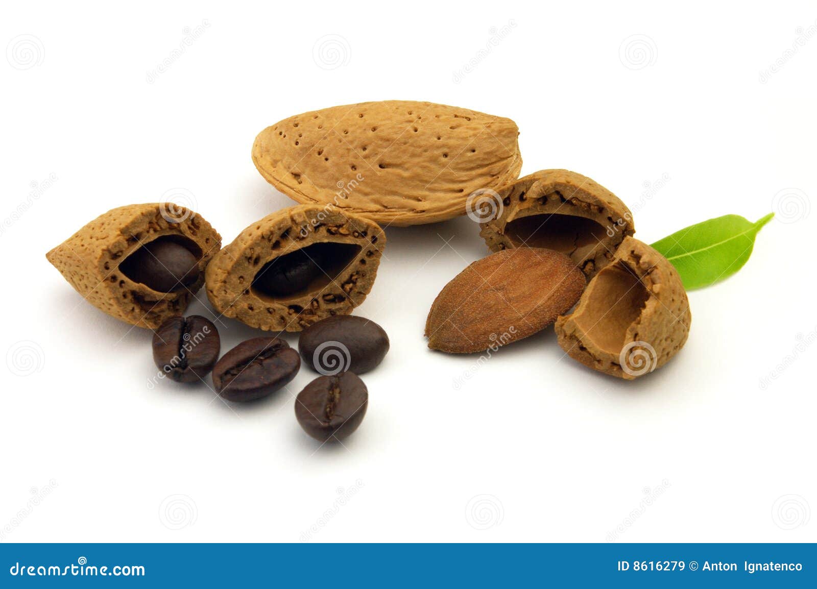Coffee and almond stock image. Image of almond, aromatic 8616279