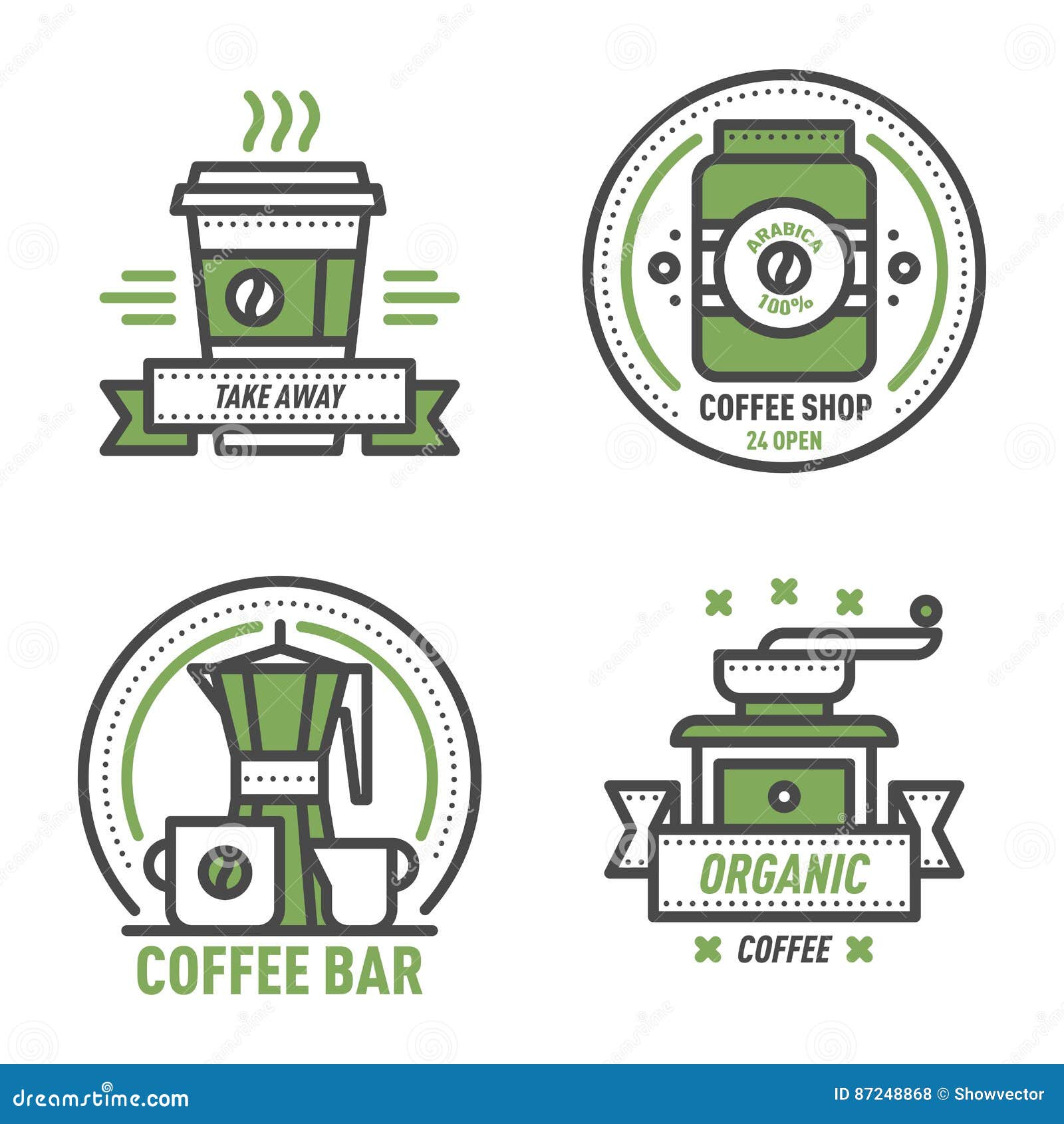 cafe logo, restaurant, coffee, canteen, Template