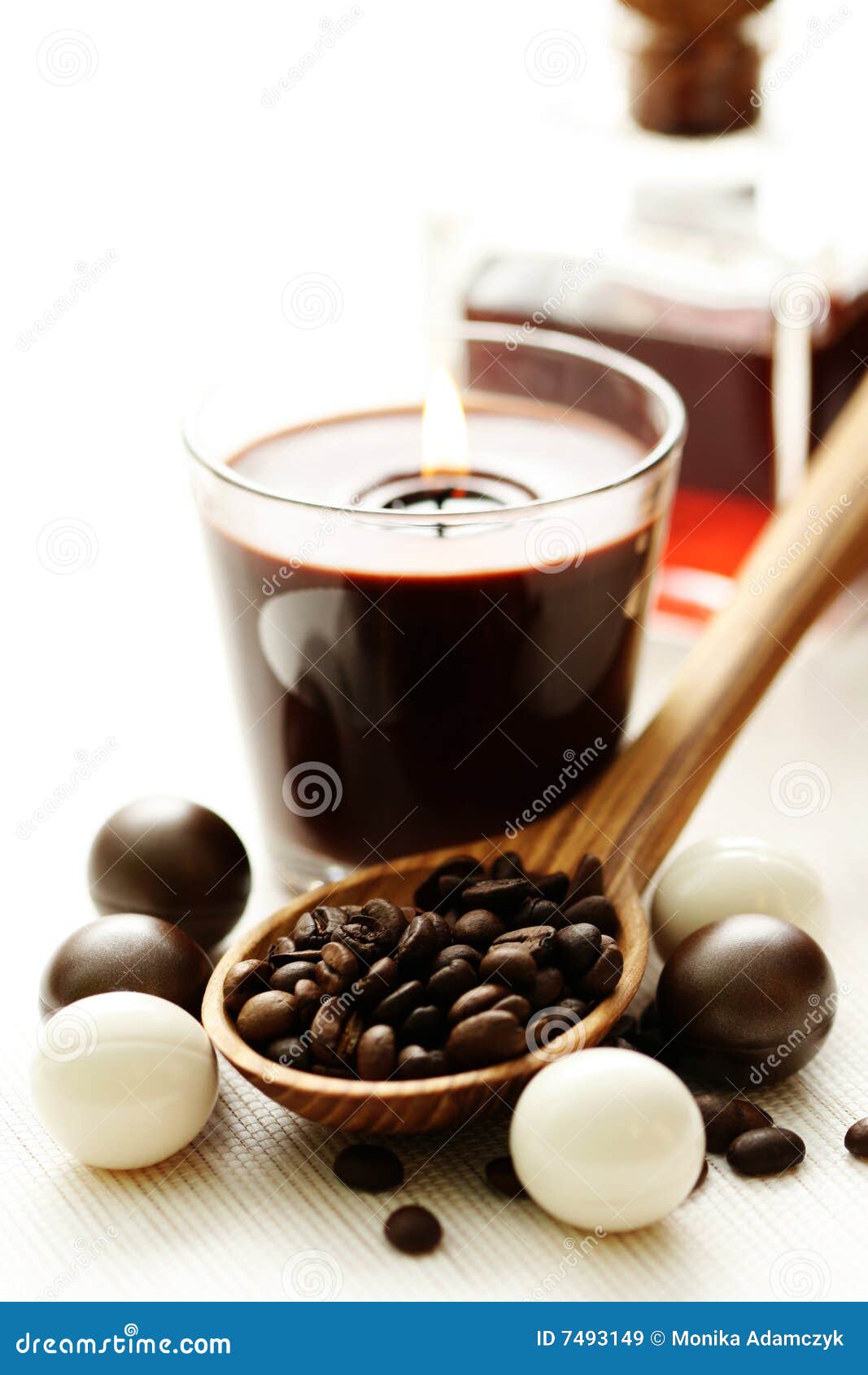 Coffee bath stock image. Image of essential, harmony, vitality 7493149