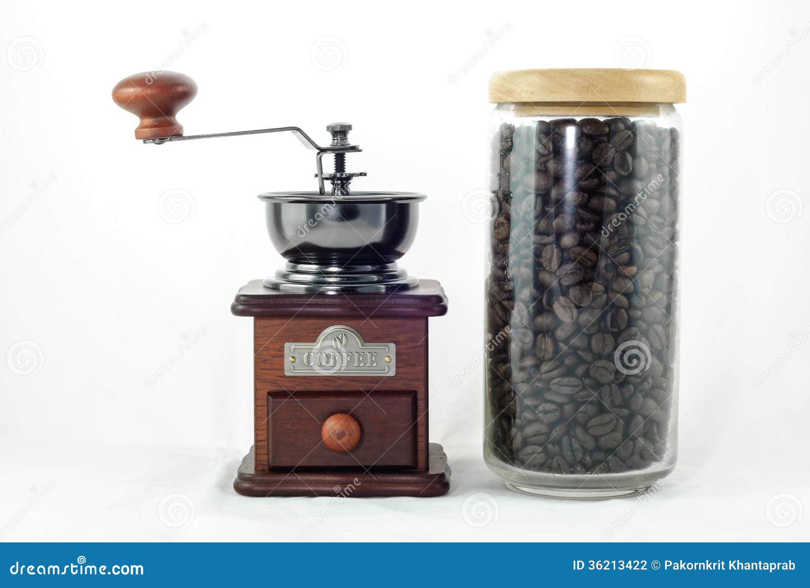 Coffee Bean with Coffee Grinder Stock Photo Image of aroma, isolated