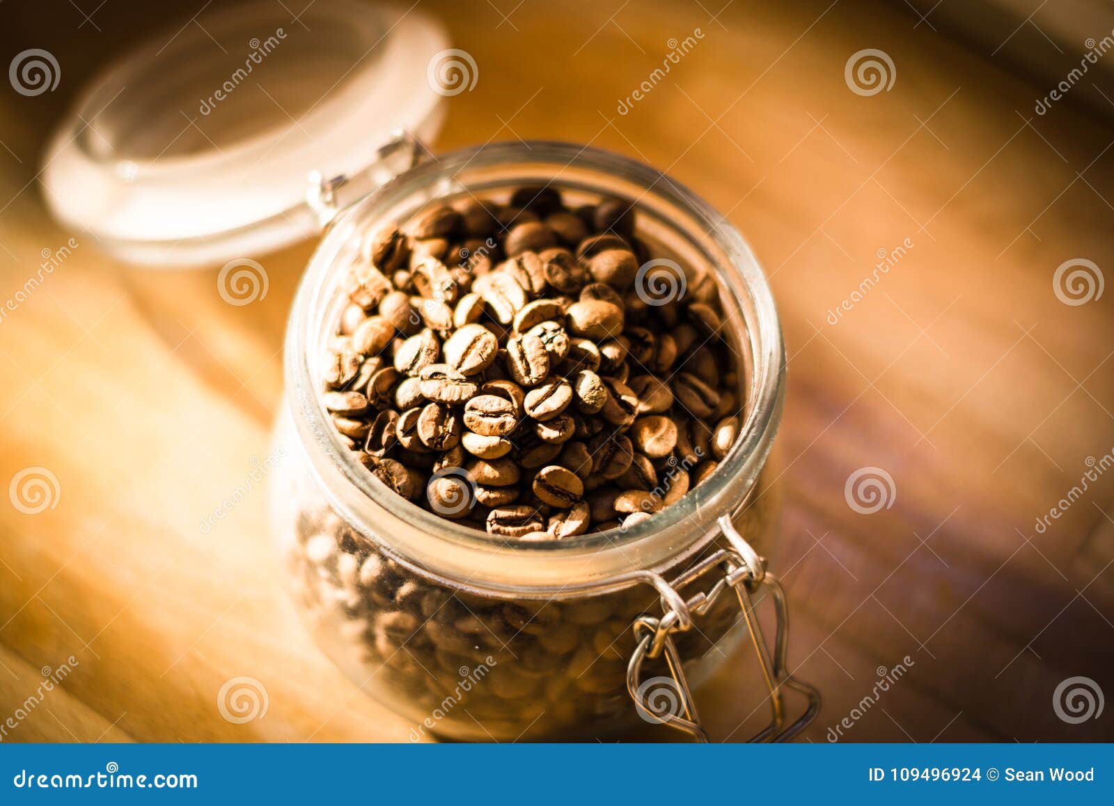 Coffee Bean Jar stock photo. Image of bean, beverage 109496924