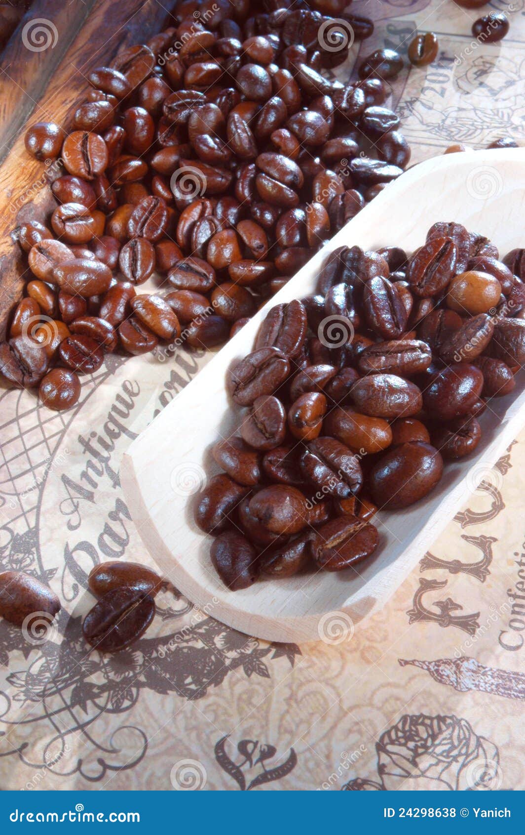 Coffee beans stock photo. Image of products, retro, antique 24298638