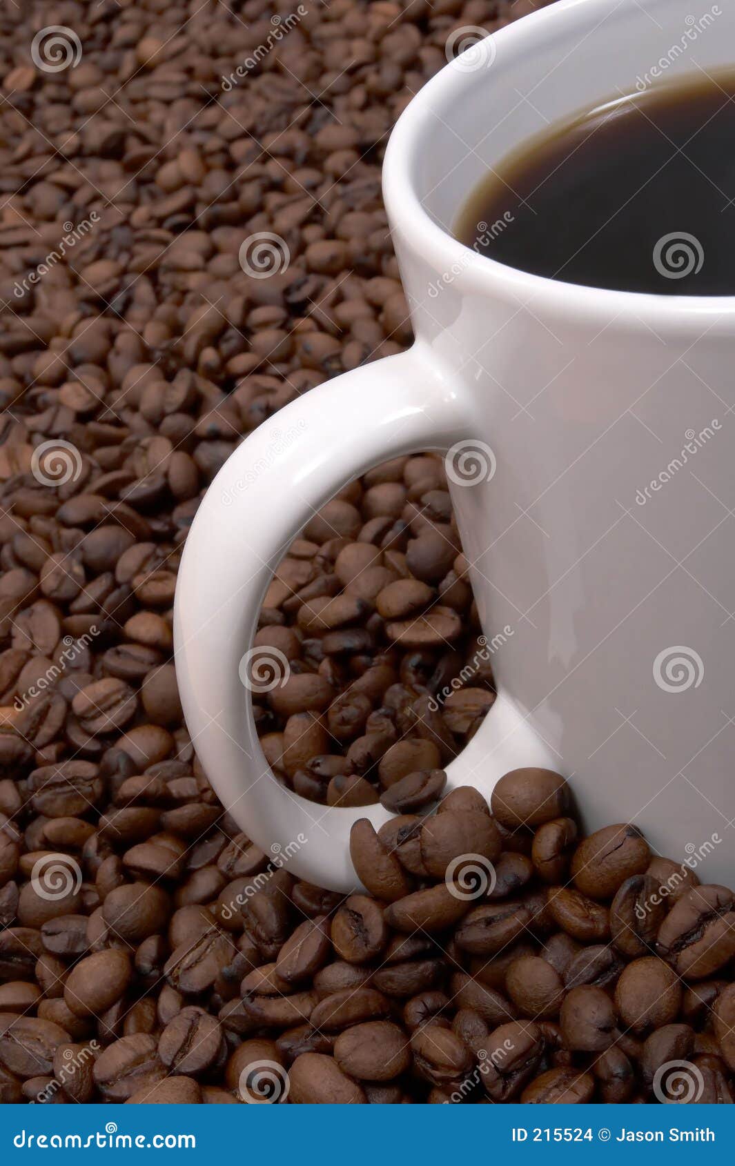 Coffee Beans and Brewed stock photo. Image of brew, caffeine 215524