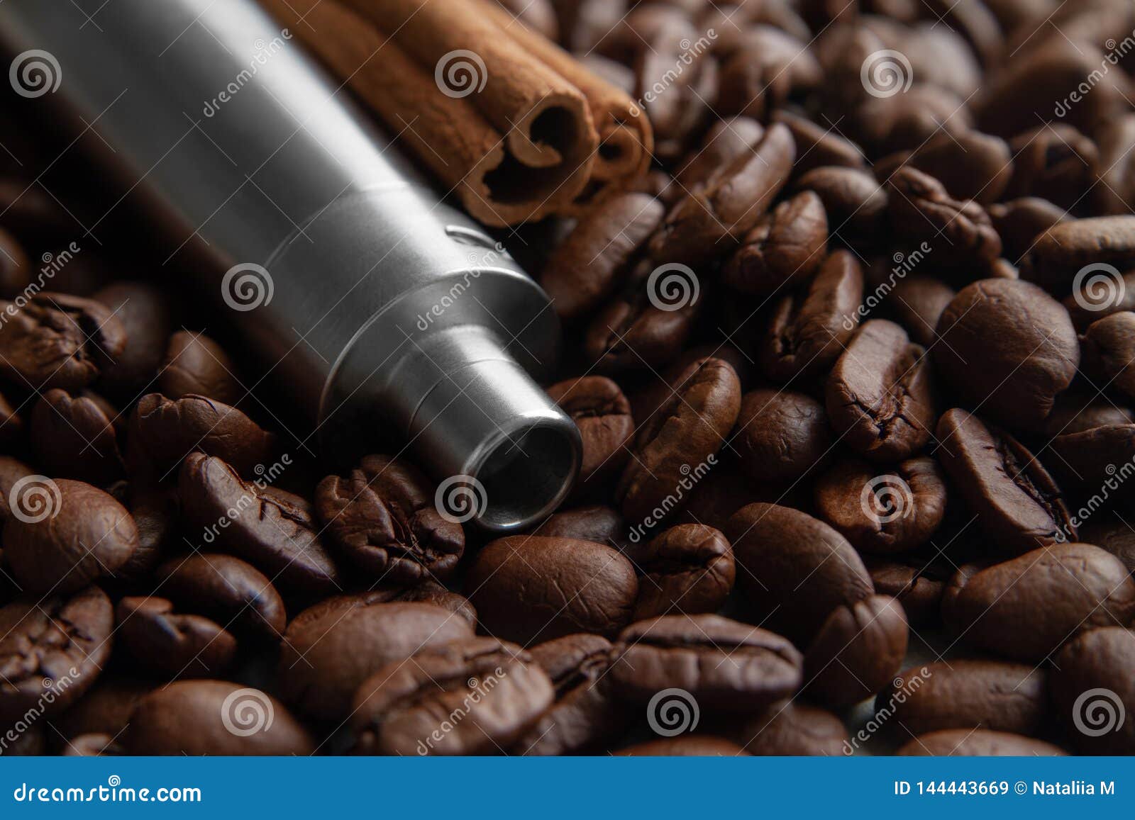 Coffee and Cinnamon Flavored Vape Juice Concept Stock Image Image of