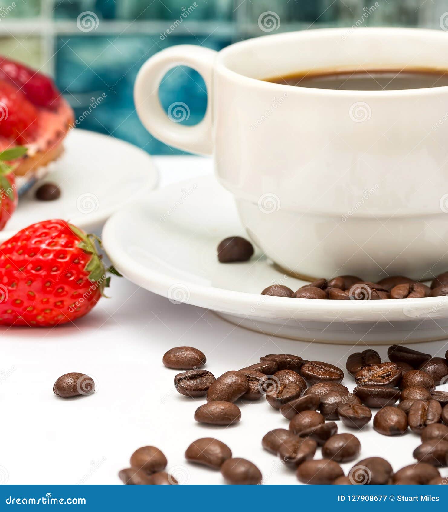 Coffee Beans Fresh Represents Hot Drink and Decaf Stock Image Image