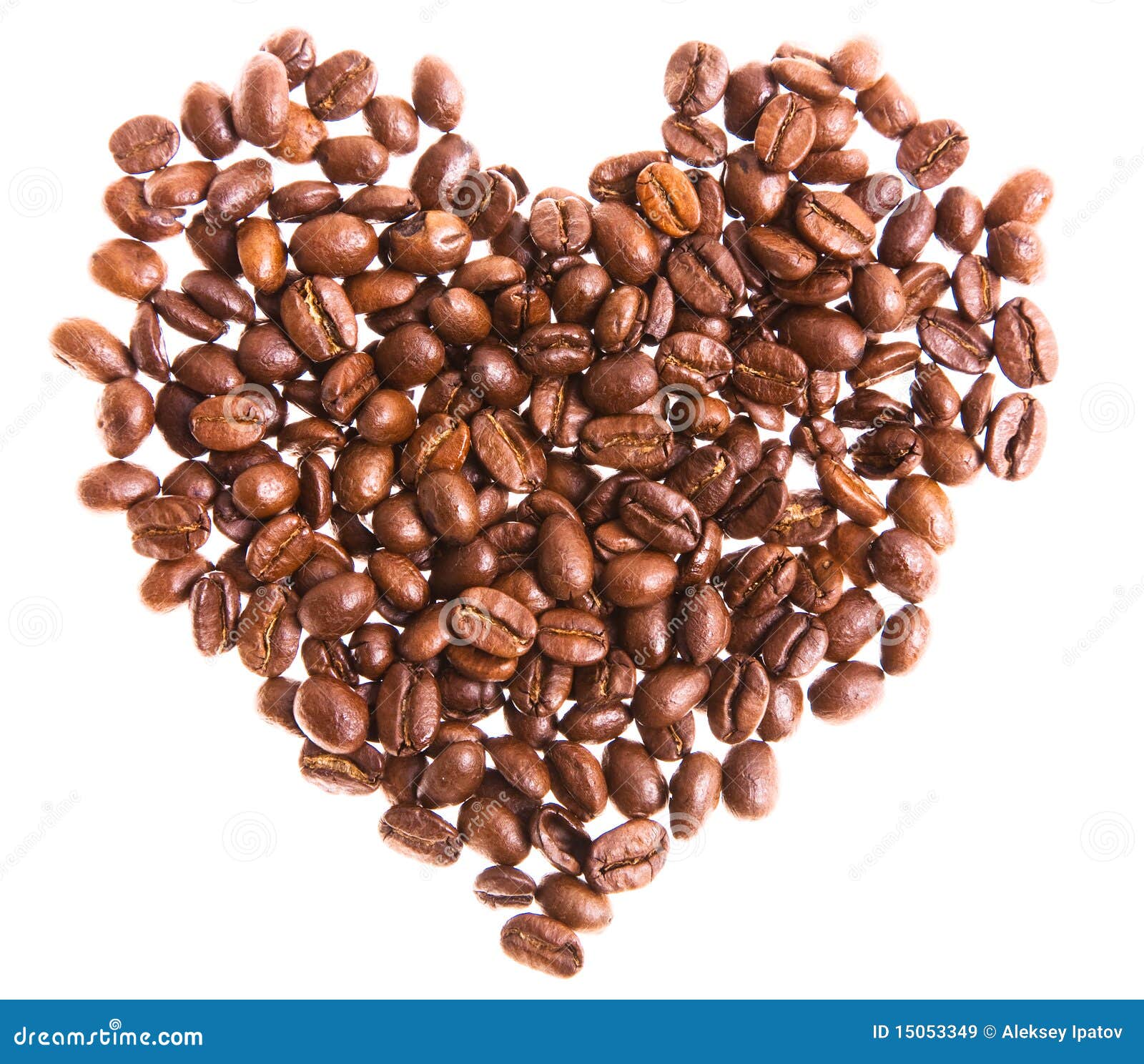 Coffee Beans In A Heart Shape Stock Image Image 15053349