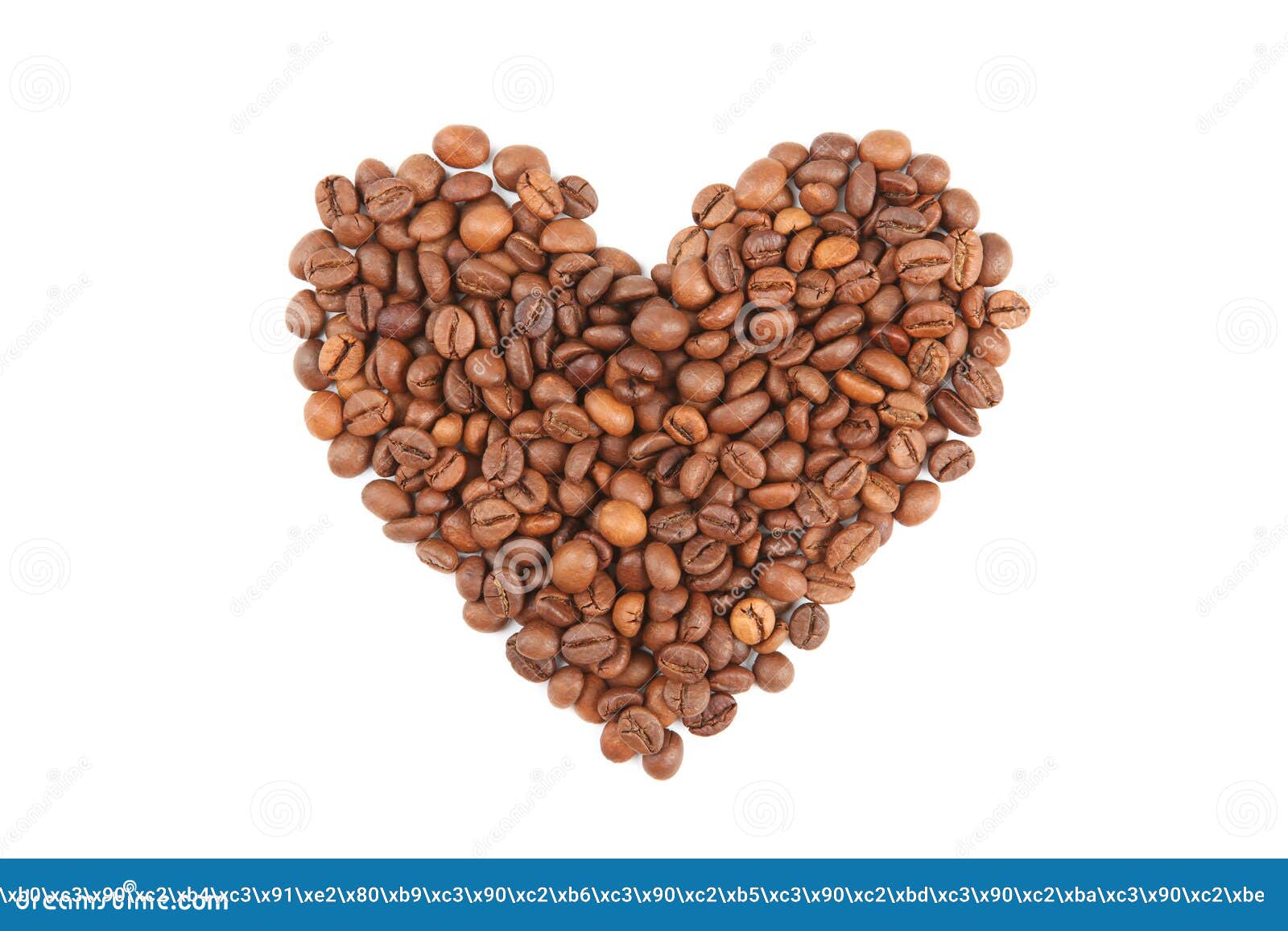 Coffee Beans Isolated on White Stock Photo Image of ingredient