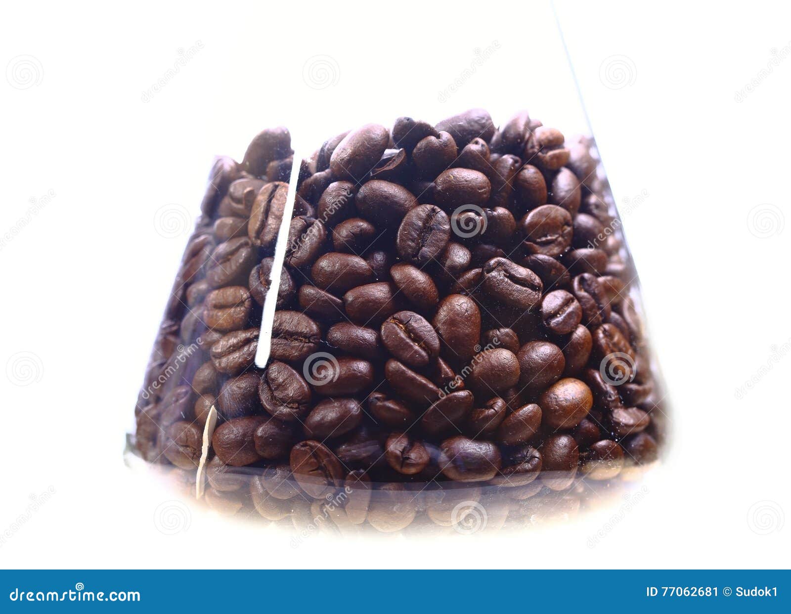 Coffee Beans in Laboratory Glassware Stock Image Image of isolated