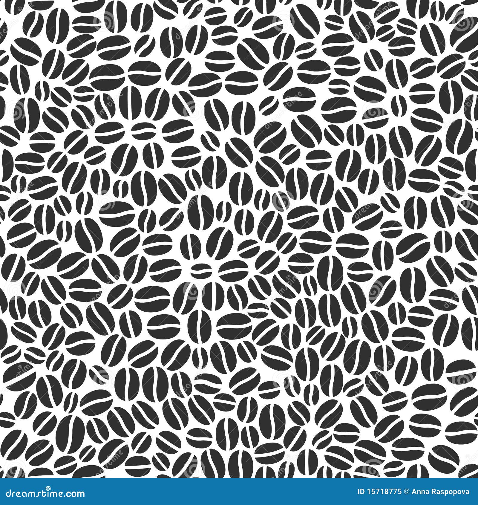 Coffee Beans Pattern Stock Vector Illustration Of Black Coffee Beans Pattern Stock Vector Illustration Of Black